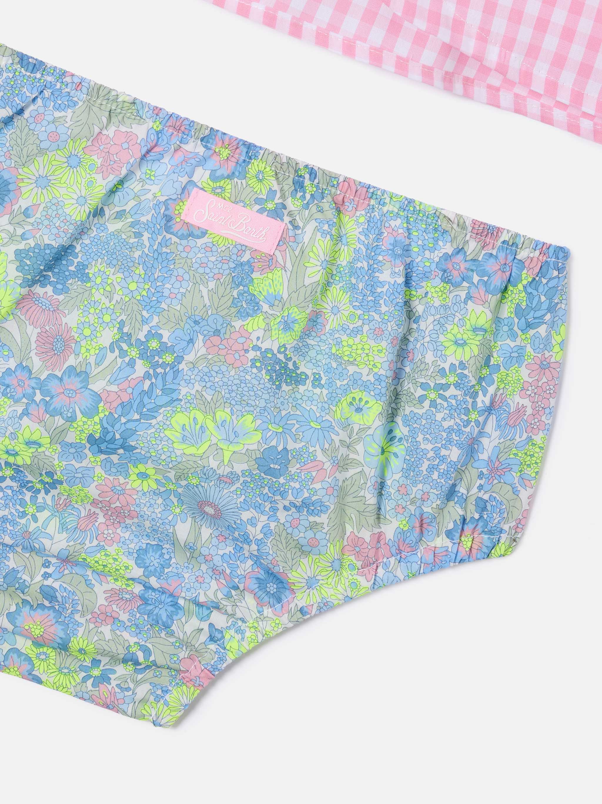 Abbie top and bloomer set with Principesse en vacances embroidery | Made with Liberty Fabric - Image 4