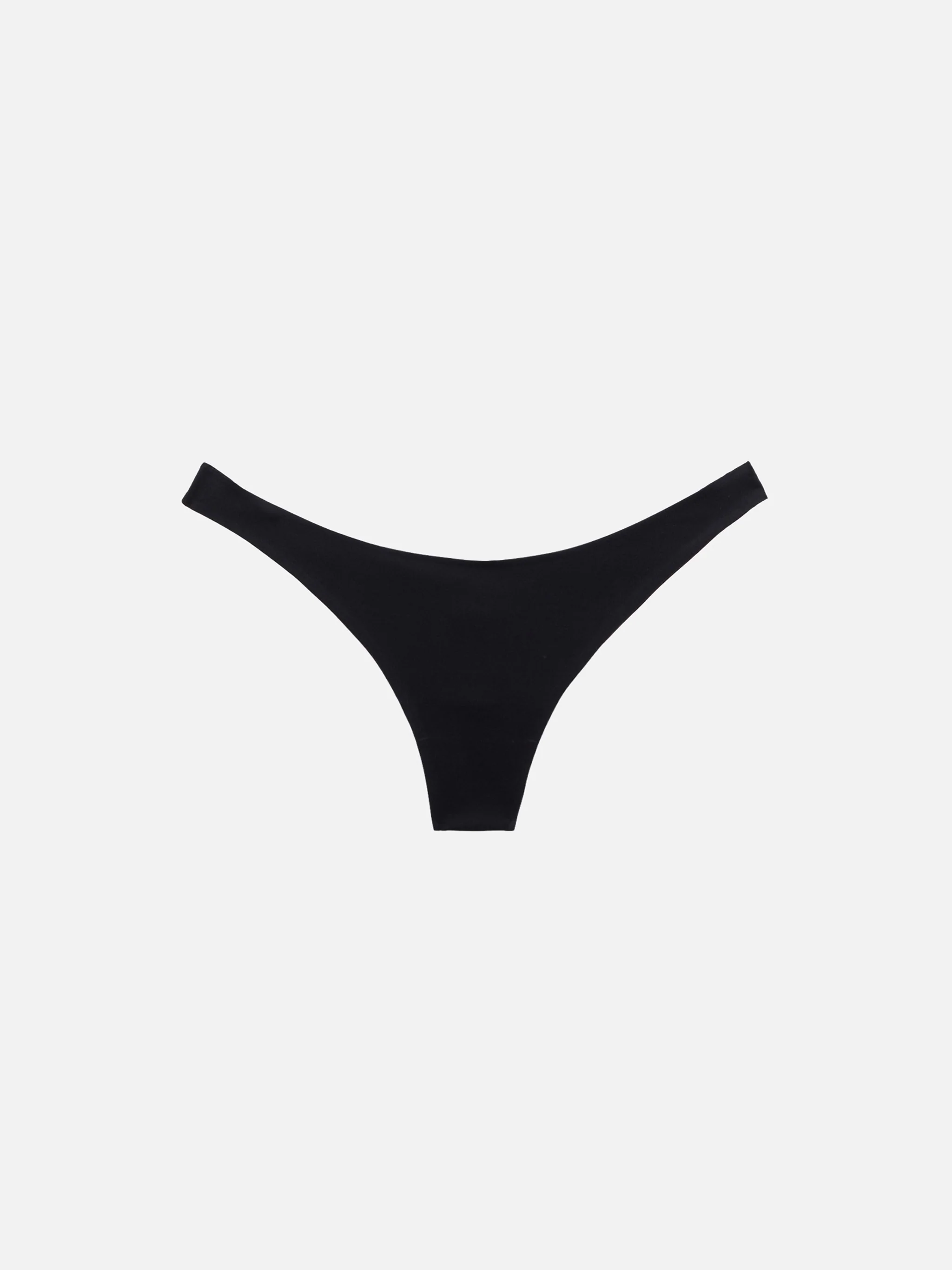 Afrodite heatsealed black cheeky swim briefs