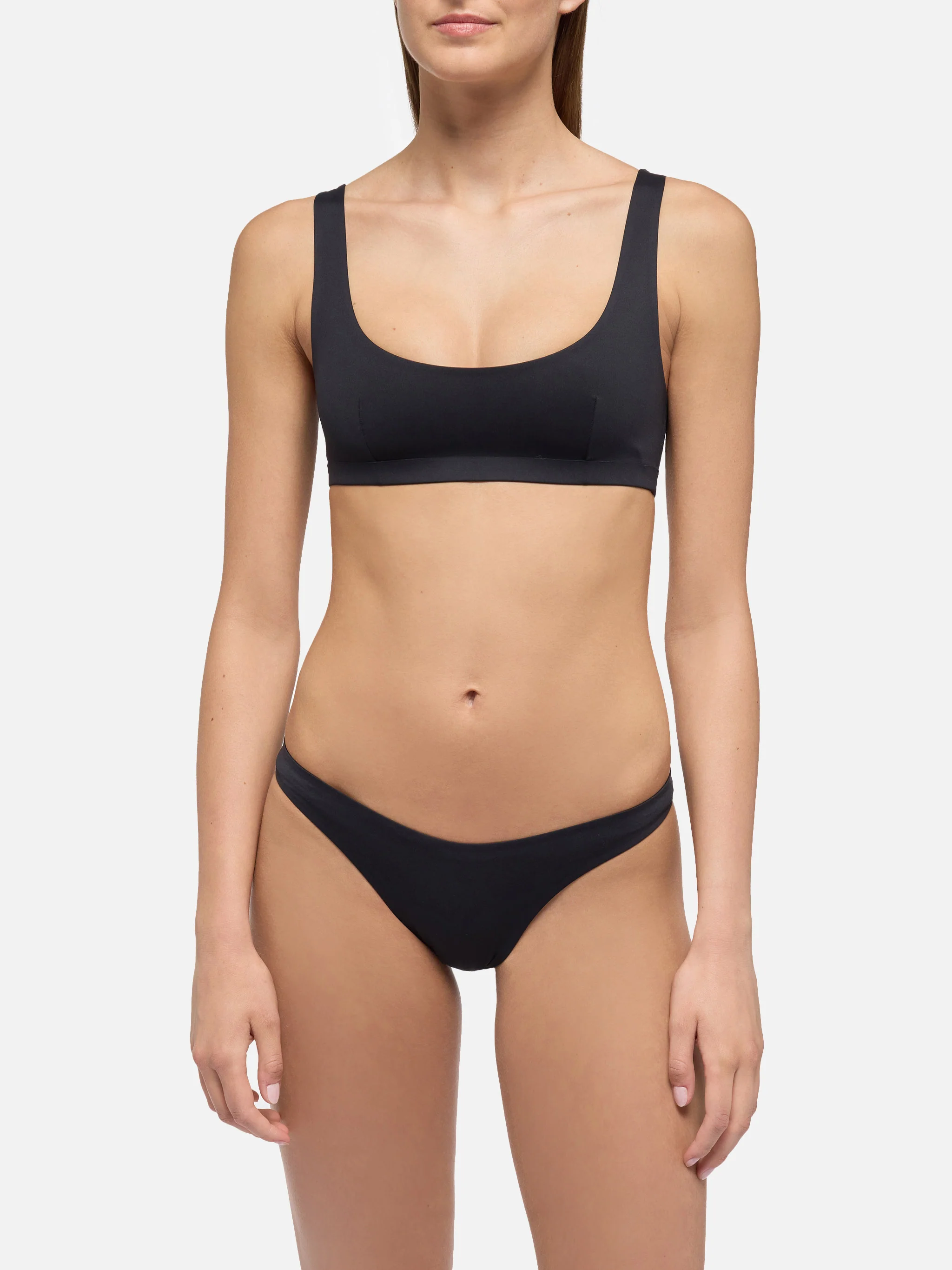 Minerva Afrodite black bralette bikini with heat sealed finish - Image 2