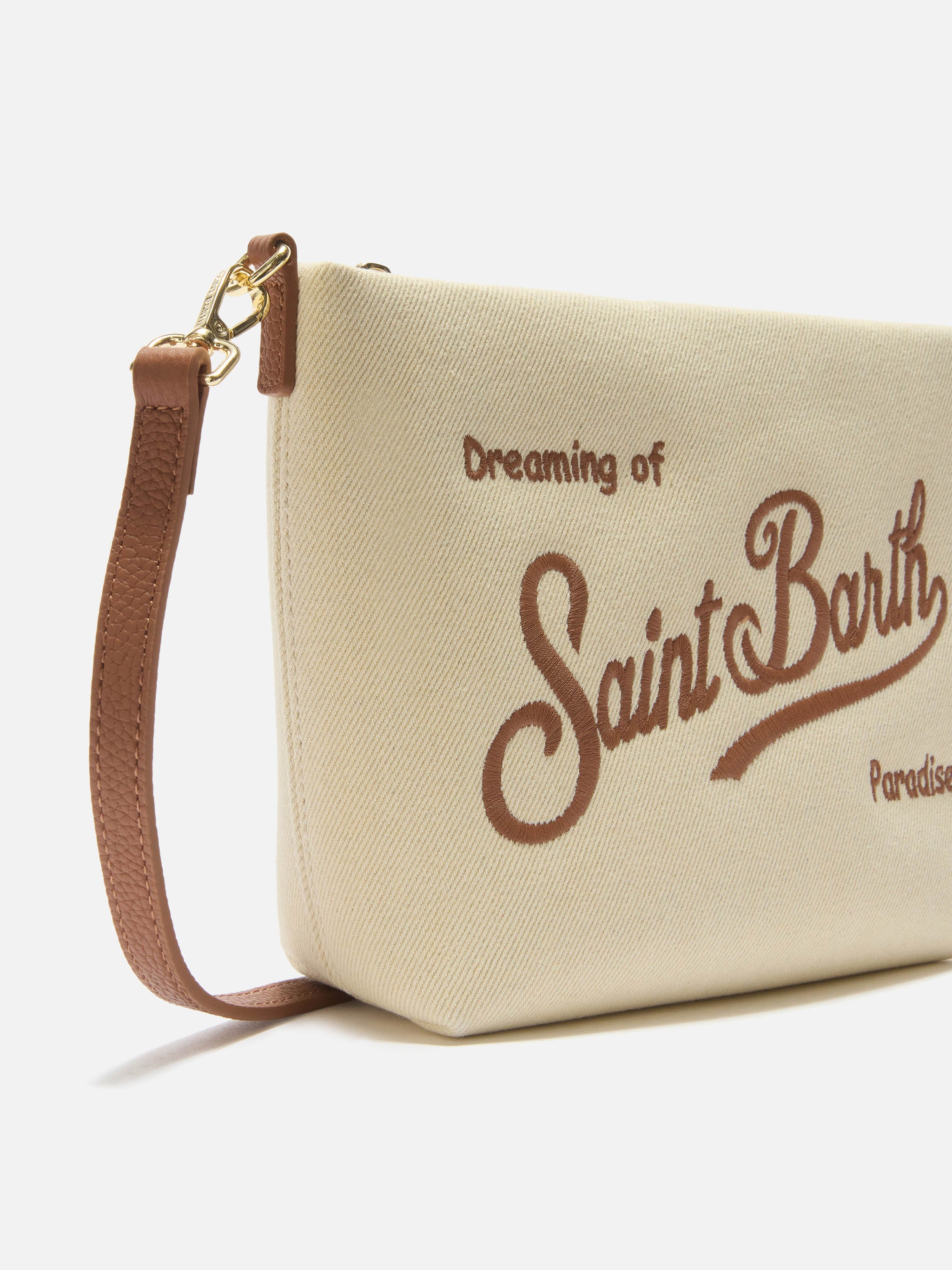 Aline bag in canvas with leather details - Image 3