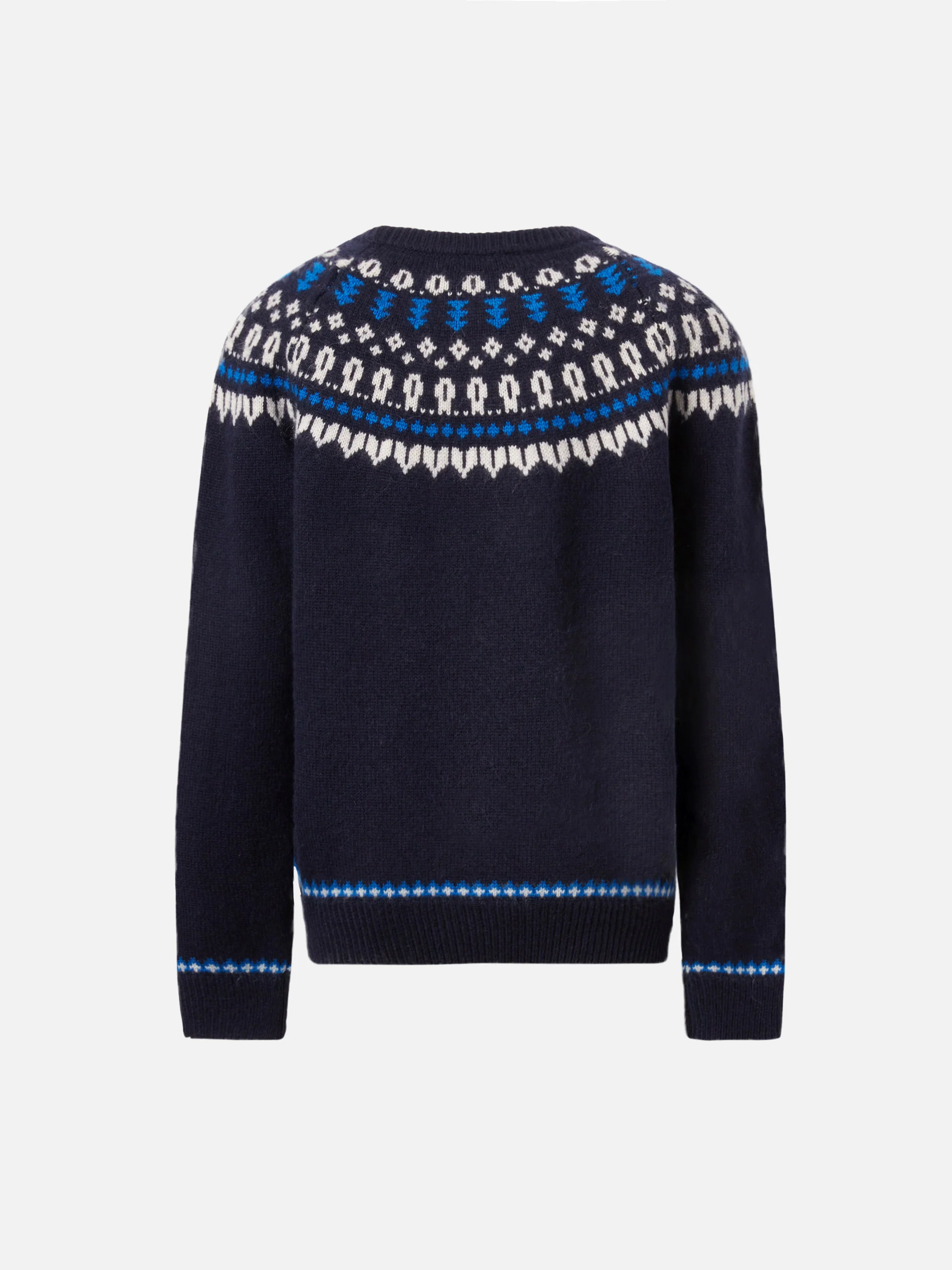 Alpaca sweater Douglas with fair-isle jacquard - Image 3