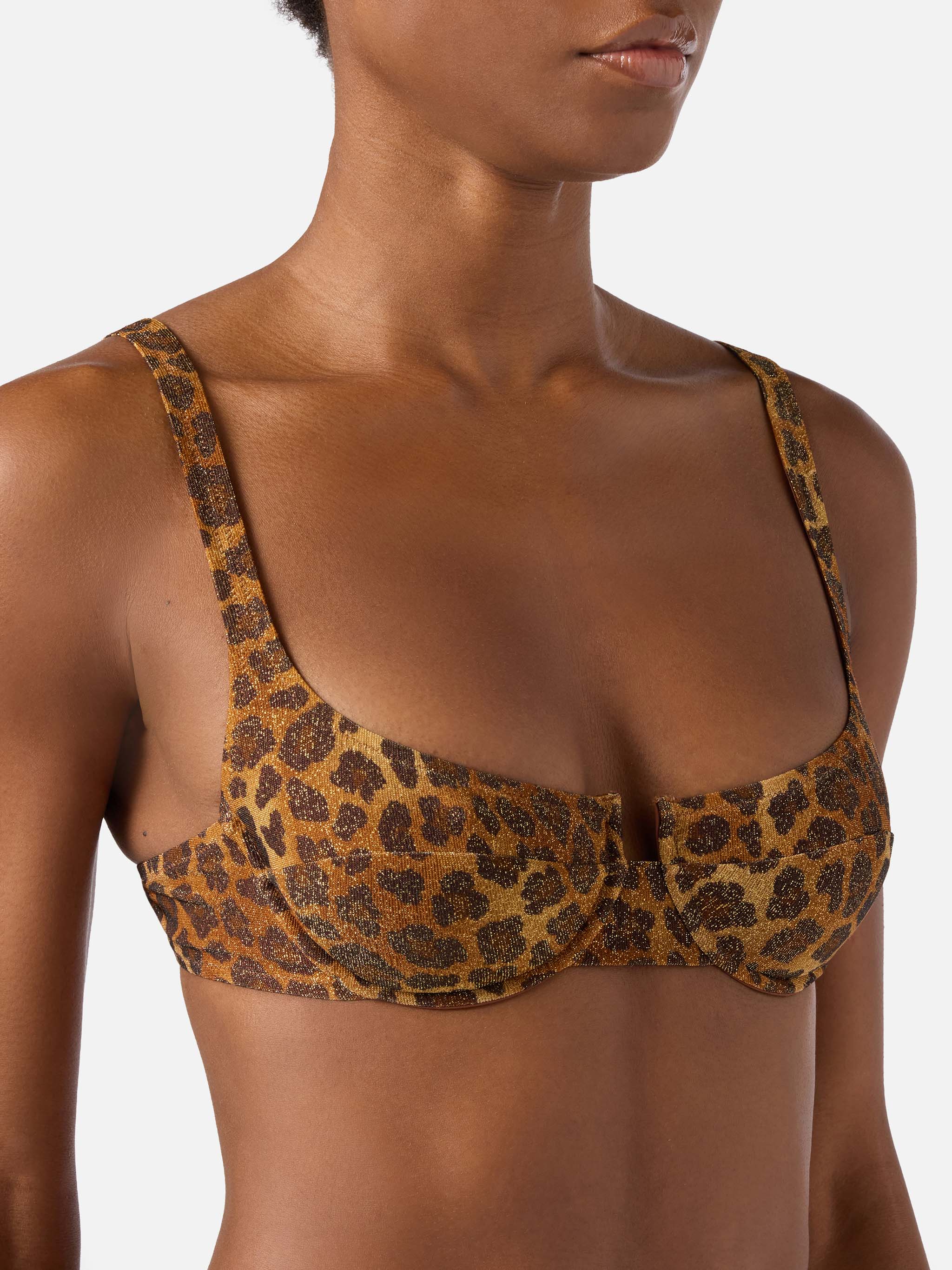 Amira Naomi animalier lurex bikini - Image 3
