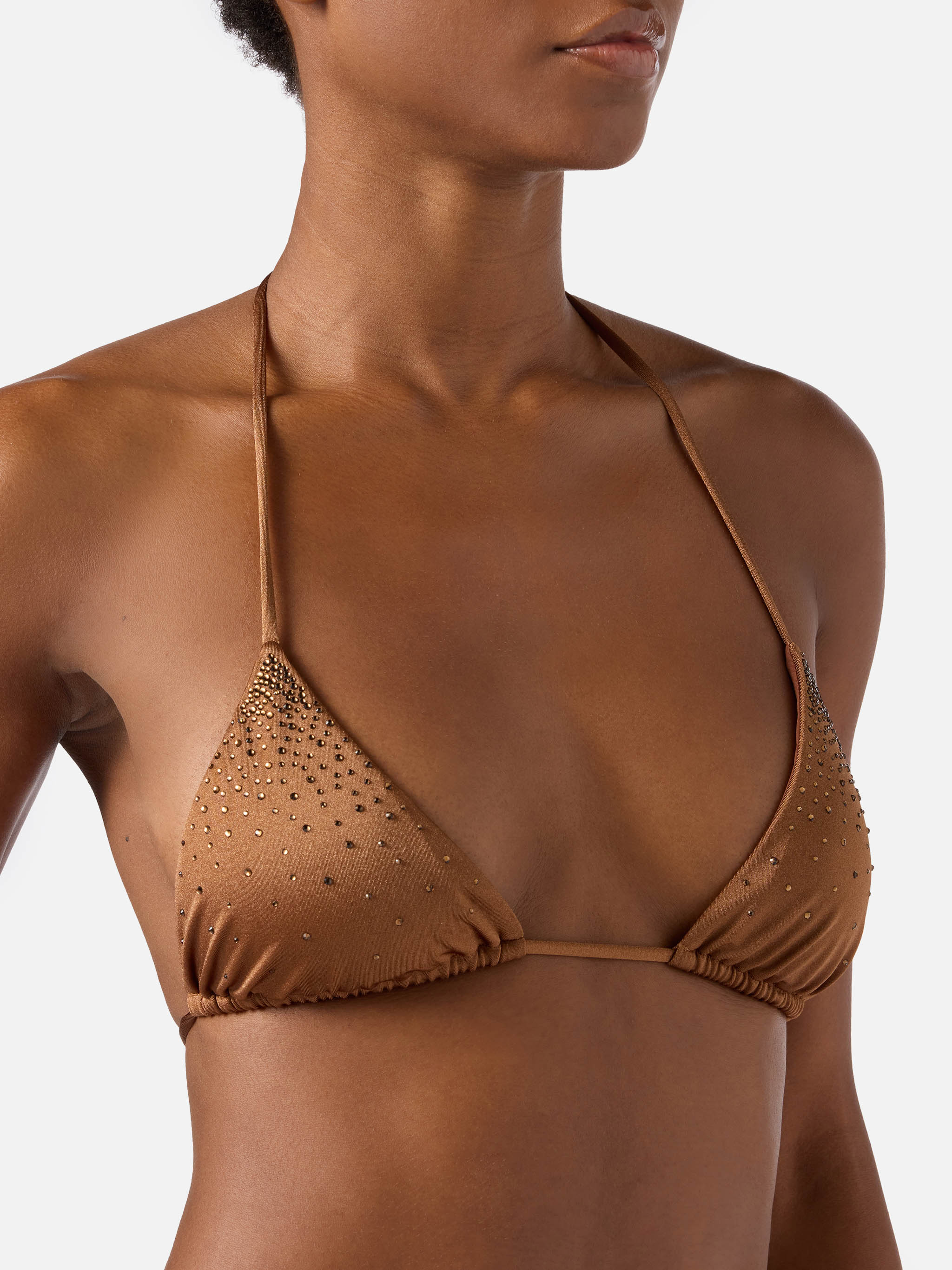 Annabelle Marielle brown bikini with strass - Image 3