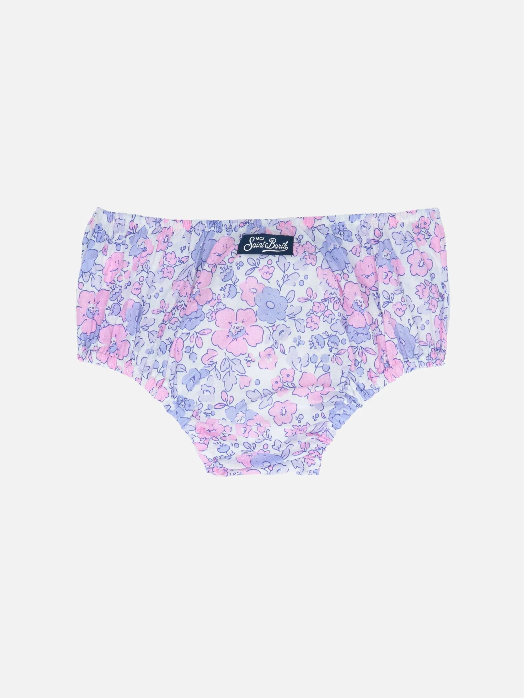 Baby girl bloomers Pimmy with flower print - Image 2