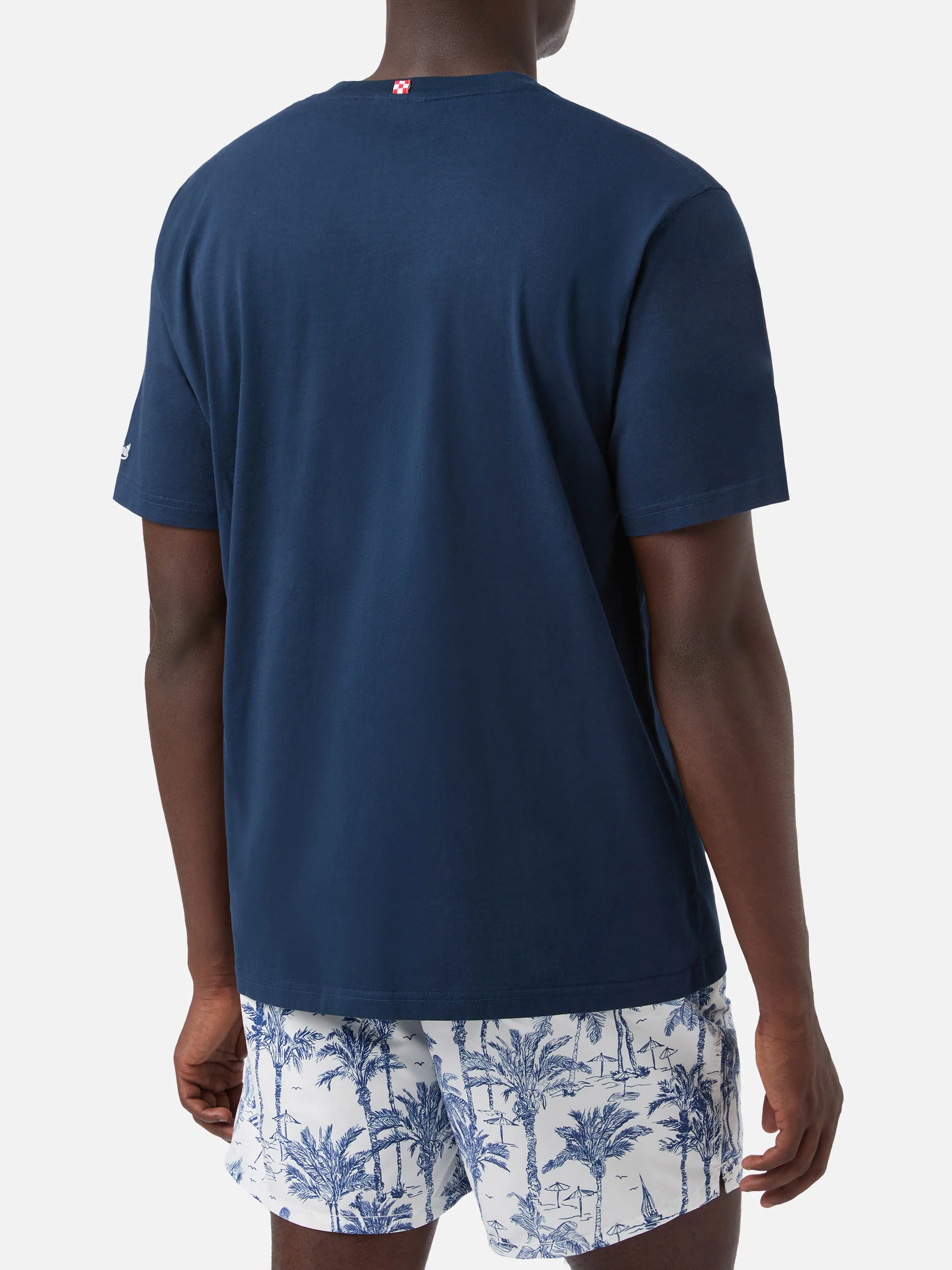Blue Portofino T-shirt with Sapore Di Sale embroidery - Image 4