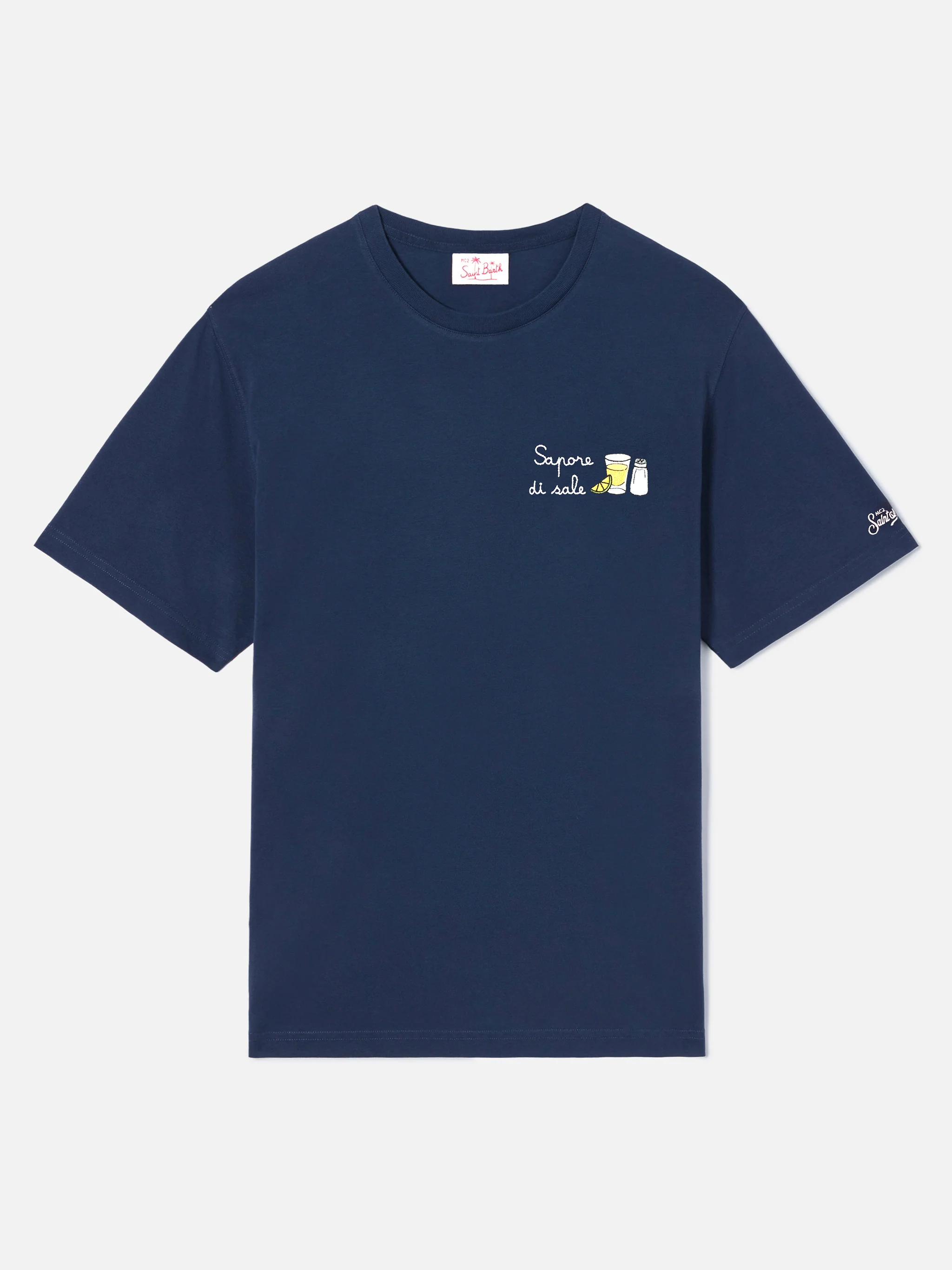 Blue Portofino T-shirt with Sapore Di Sale embroidery - Image 5