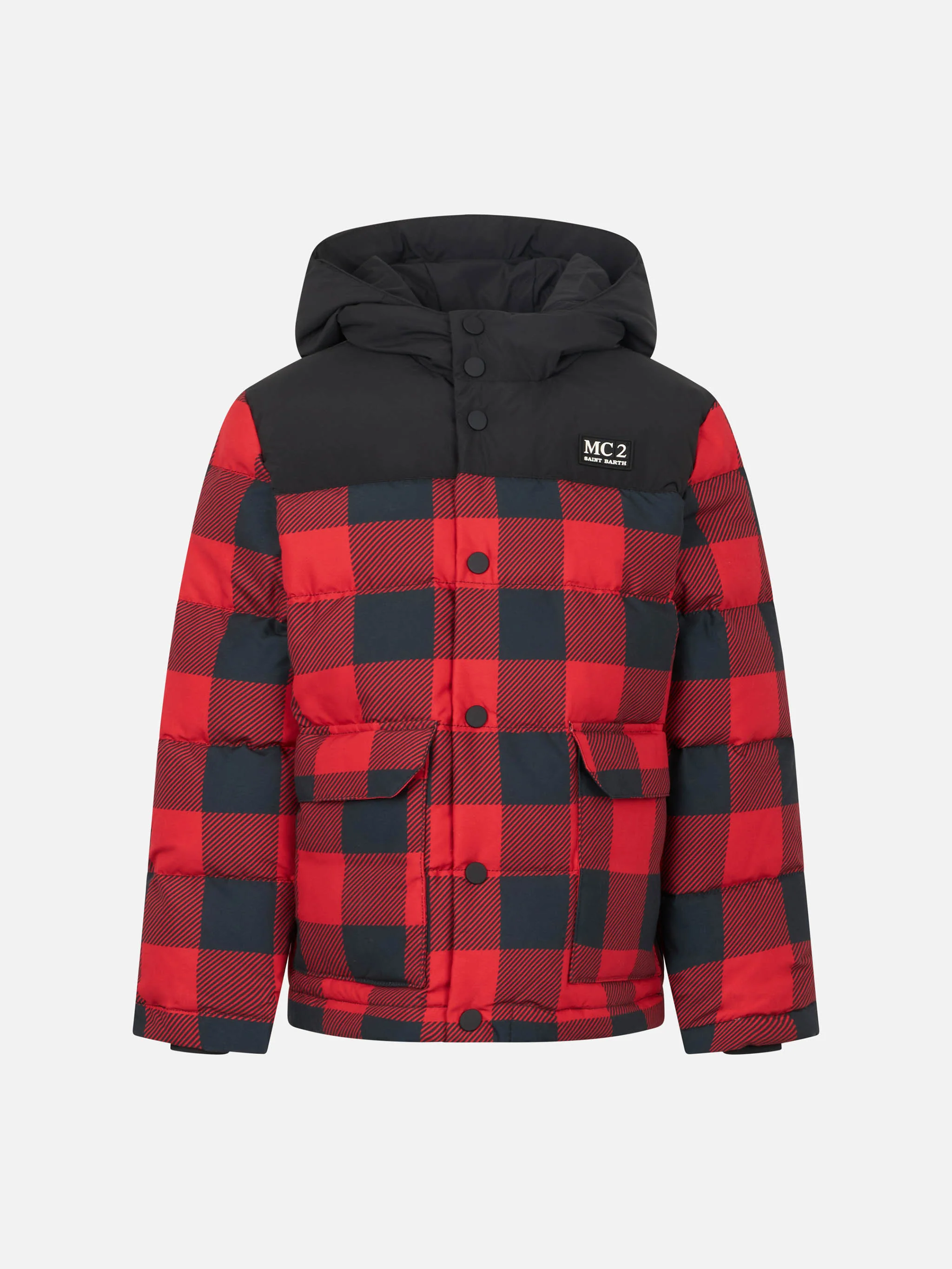 Boy hooded down padded jacket Baxter with Bart Simpson print | THE SIMPSONS SPECIAL EDITION - Image 2