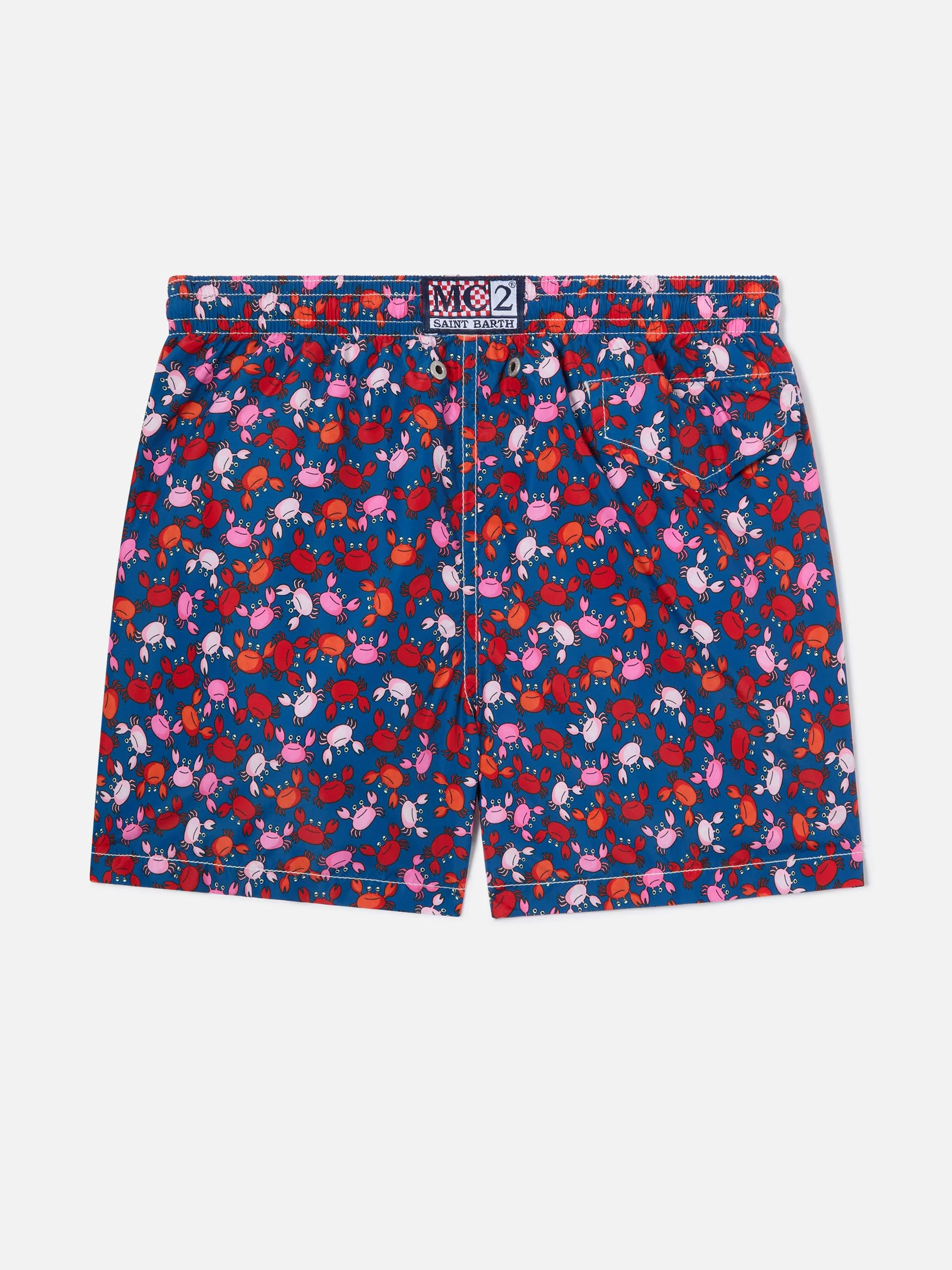 Boy swim shorts with crab print - Image 2