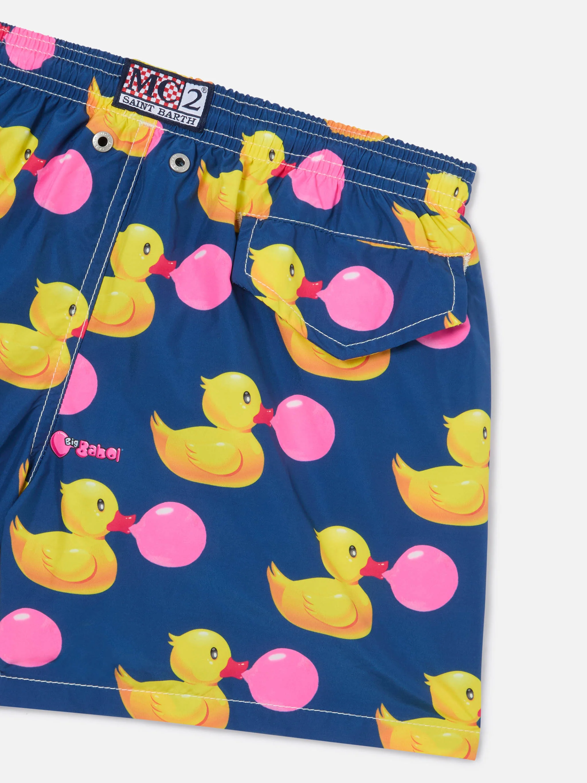 Boy swim shorts with ducky print | BIG BABOL® SPECIAL EDITION - Image 3