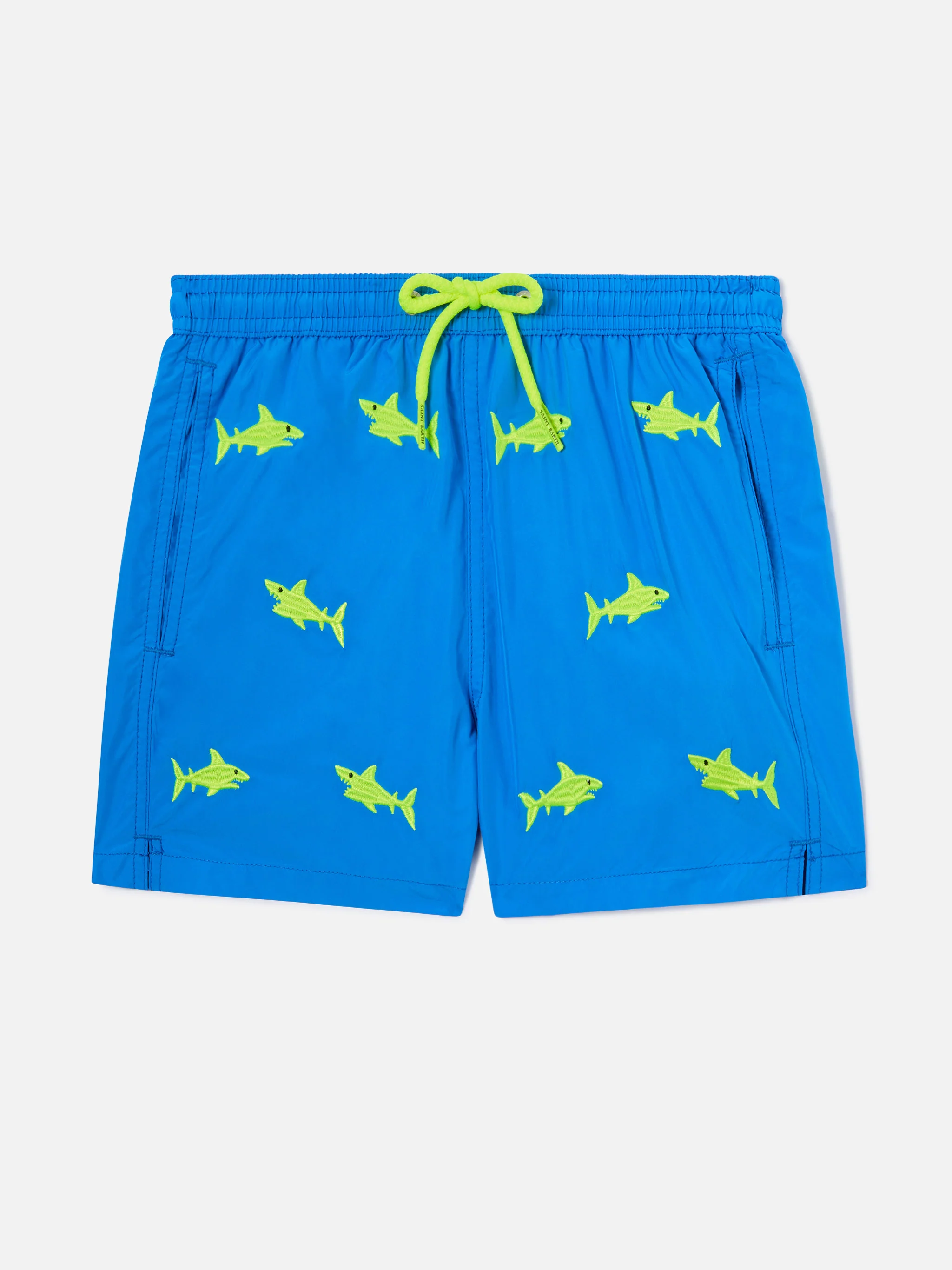 Boy swim shorts with embroidery