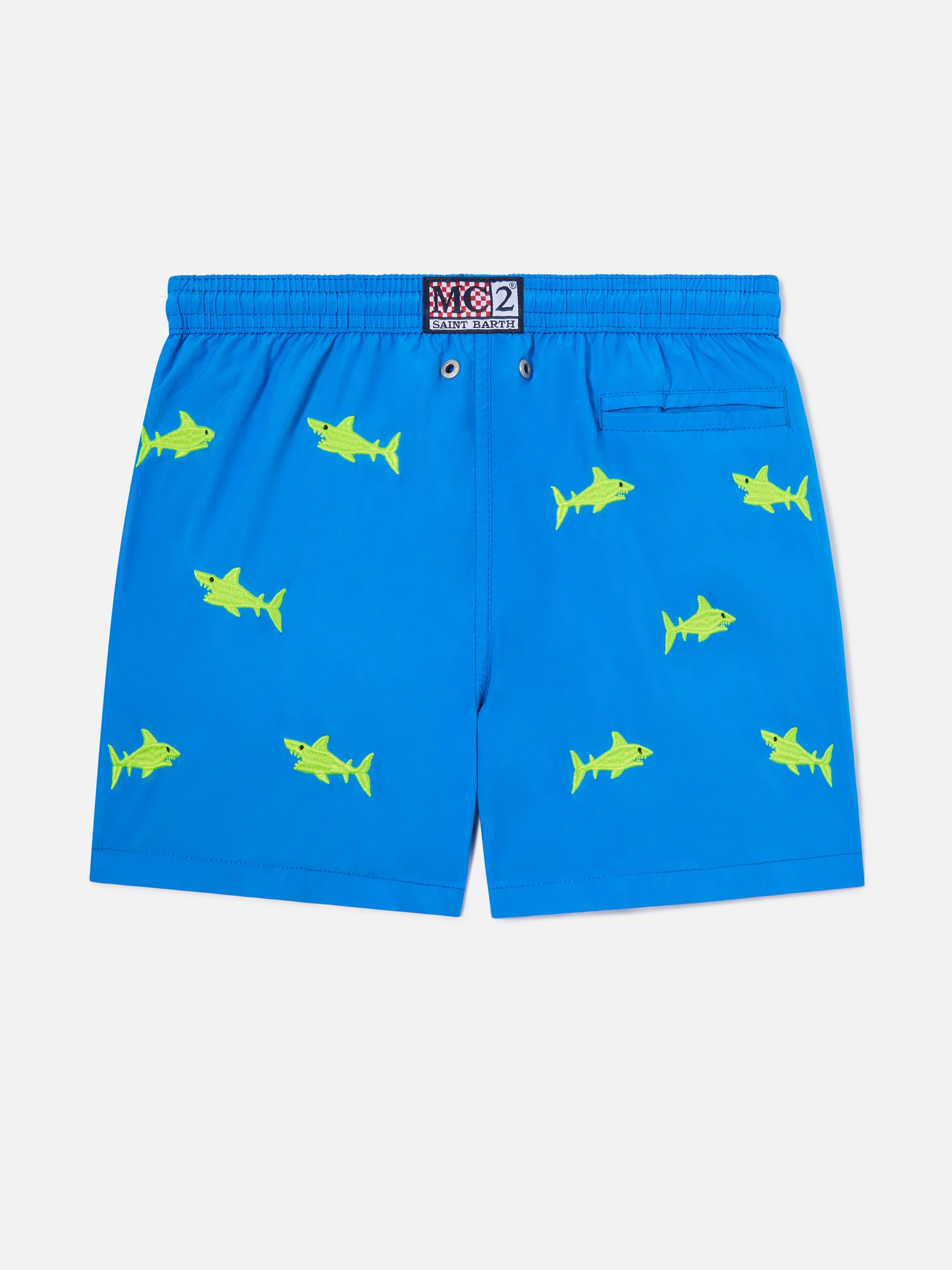 Boy swim shorts with embroidery - Image 2
