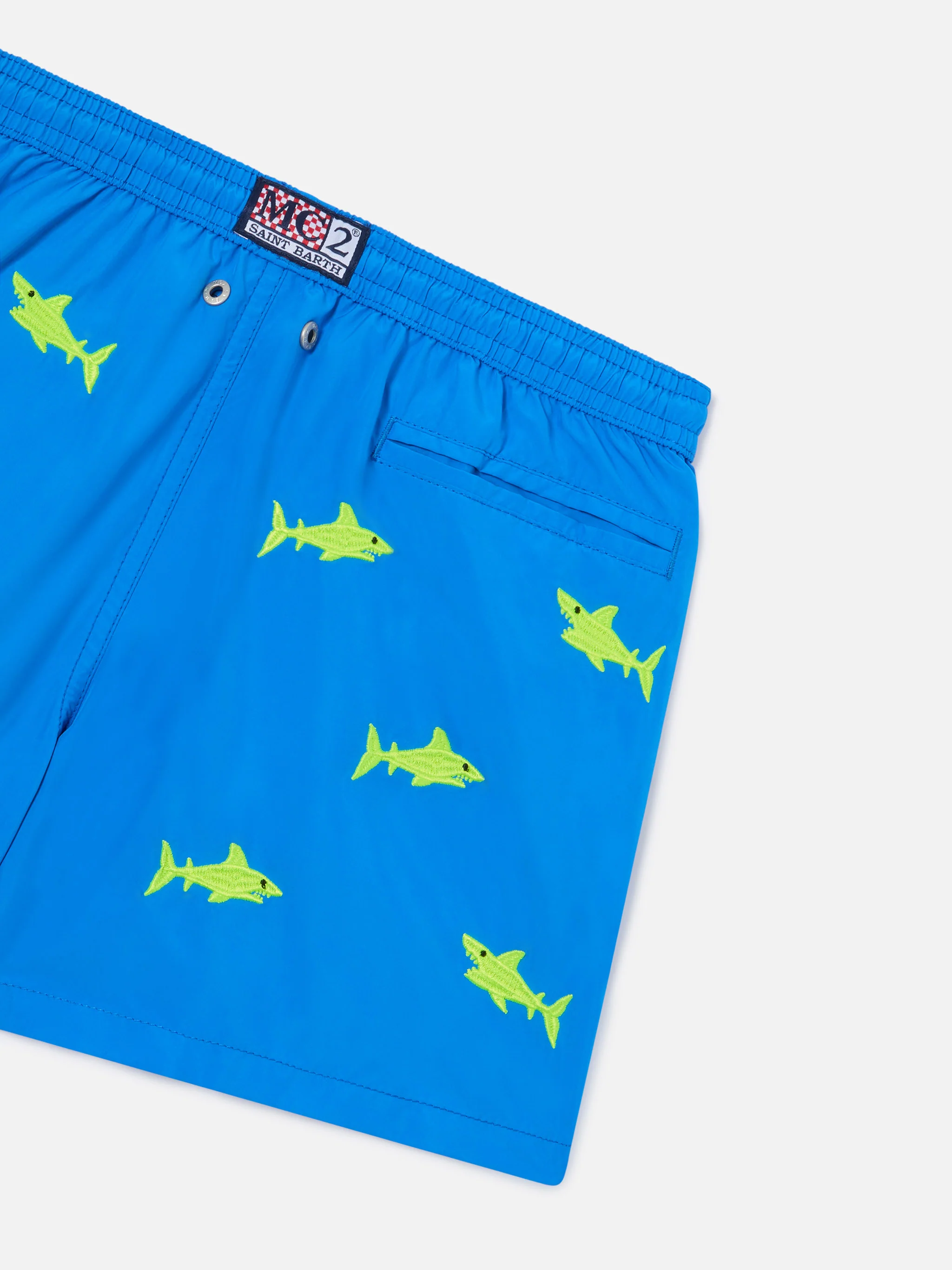 Boy swim shorts with embroidery - Image 3