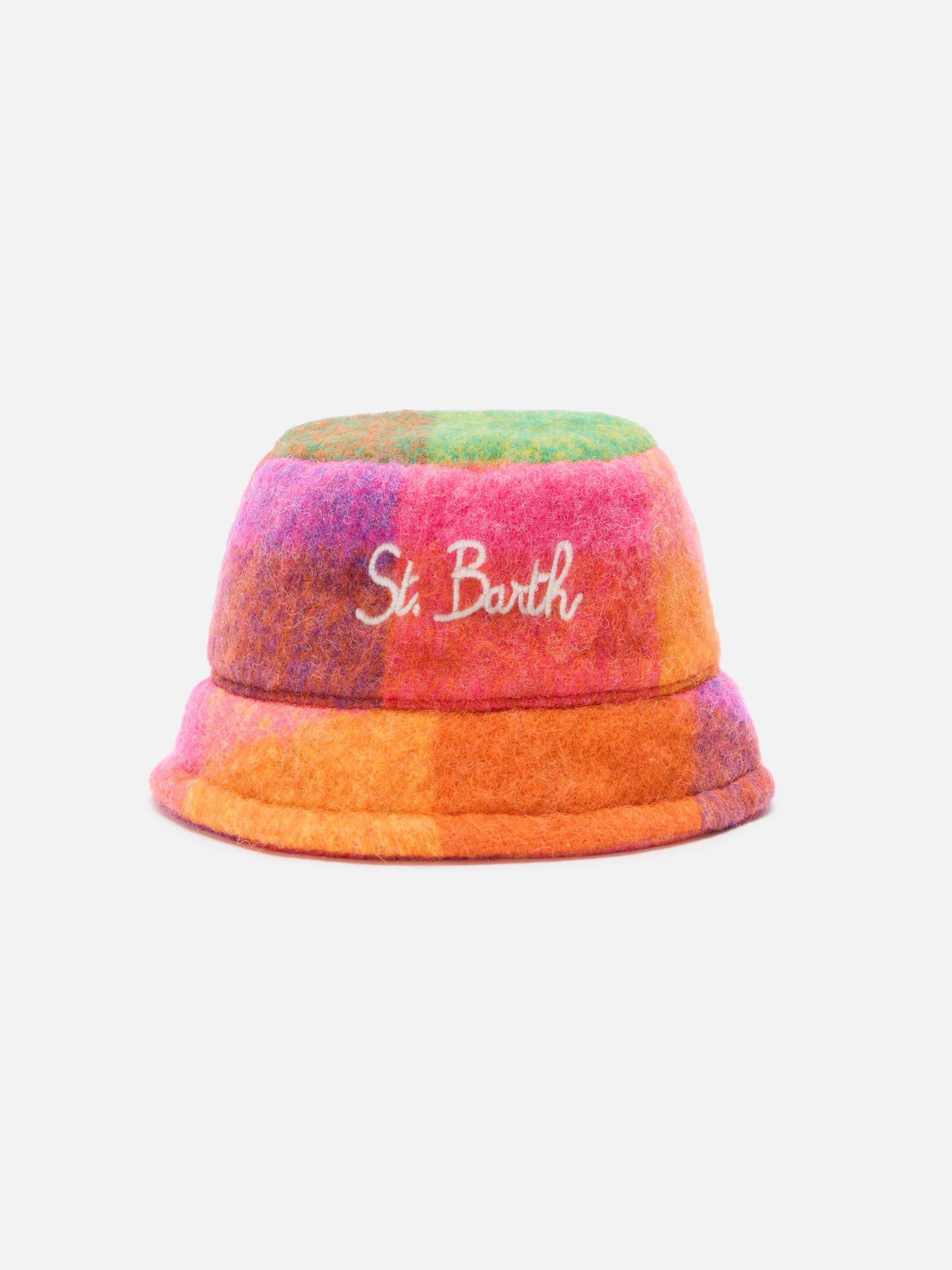 Bucket hat Jude with check print