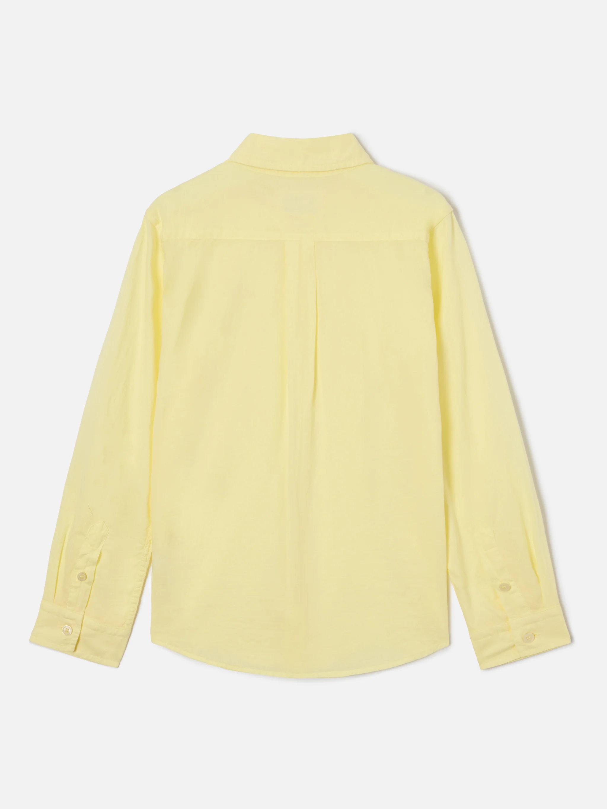 Butter yellow Chemise Jr shirt in cotton voile - Image 4
