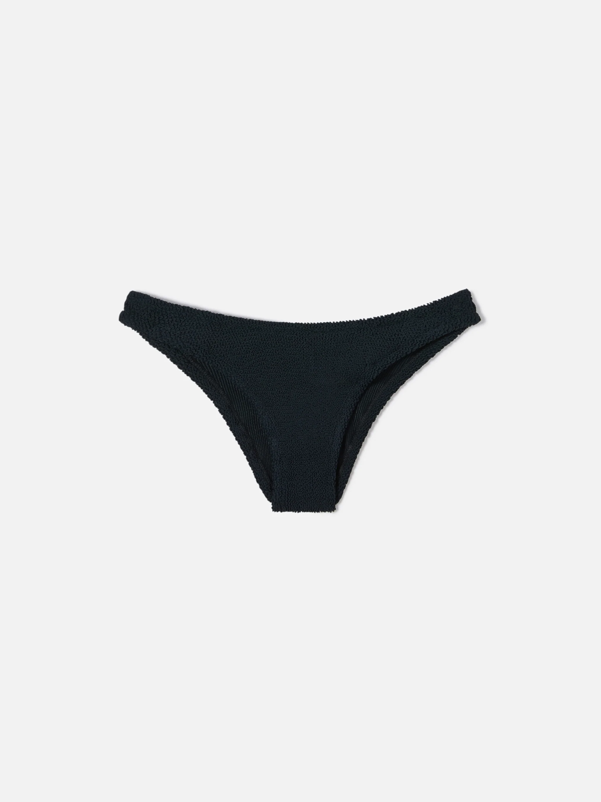 Classic swim briefs Elise in black crinkle