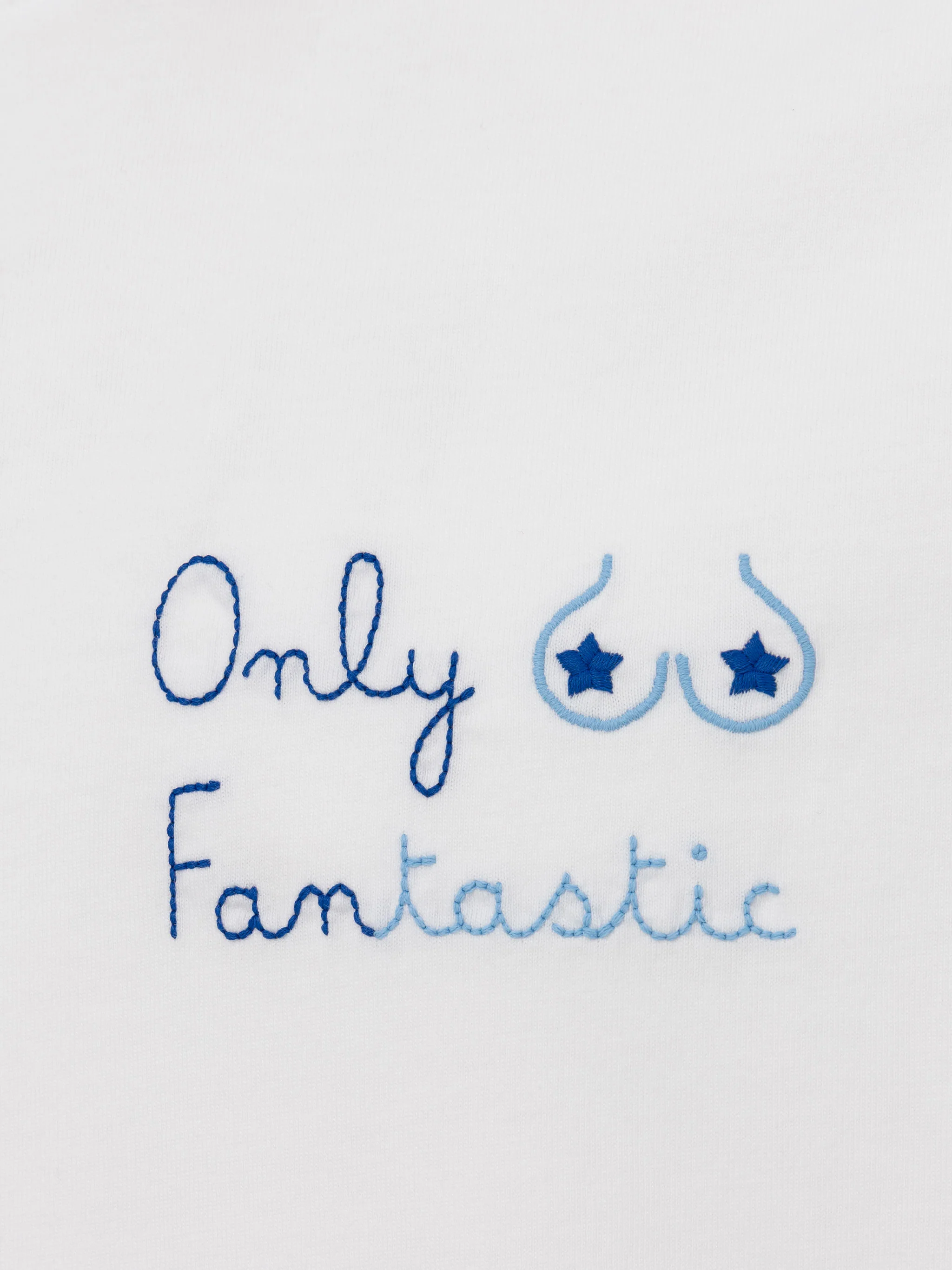 Classic fit cotton jersey t-shirt Portofino with Only Fantastic embroidery - Image 4