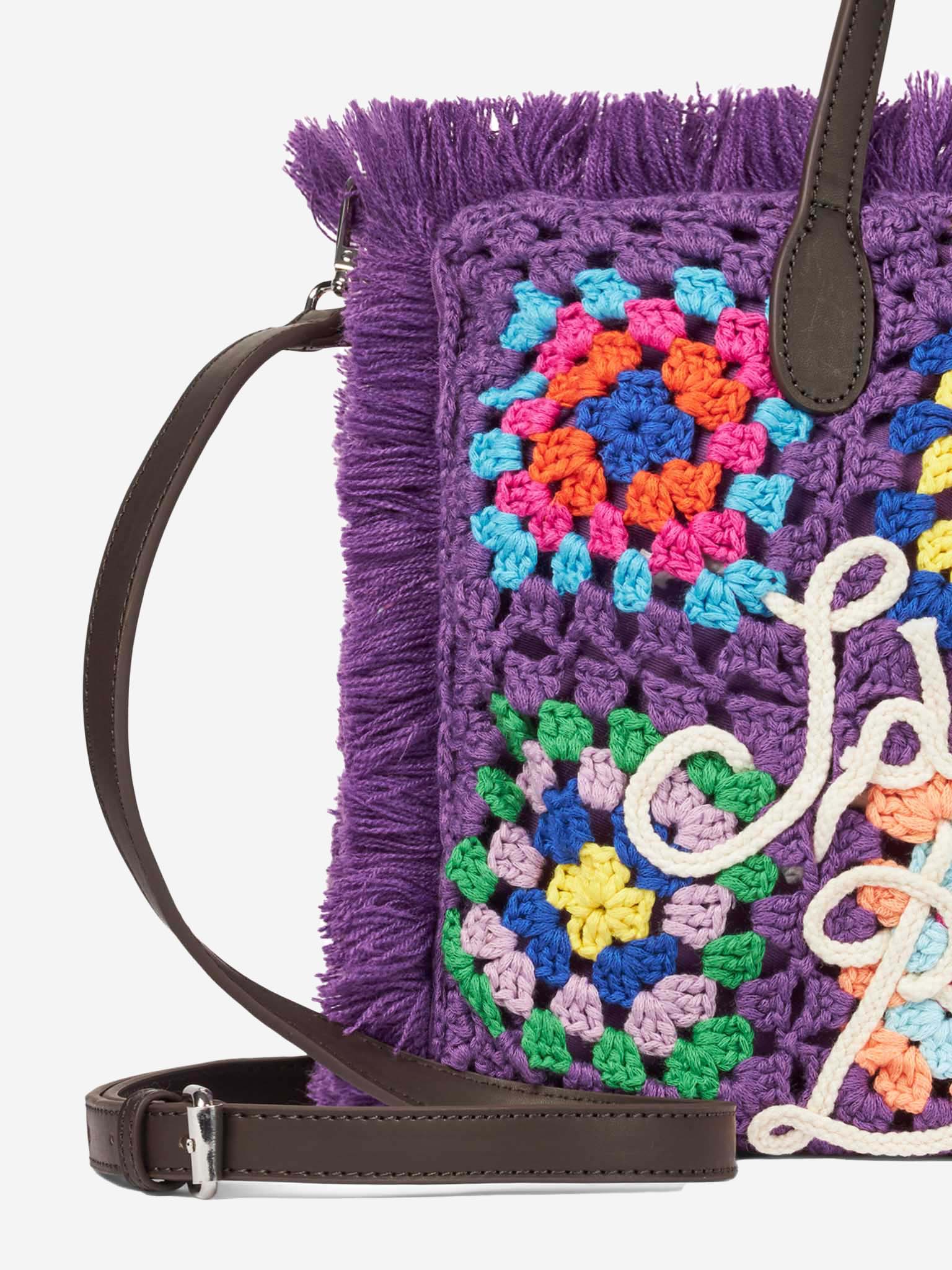 Colette crochet tiles handbag - Image 2