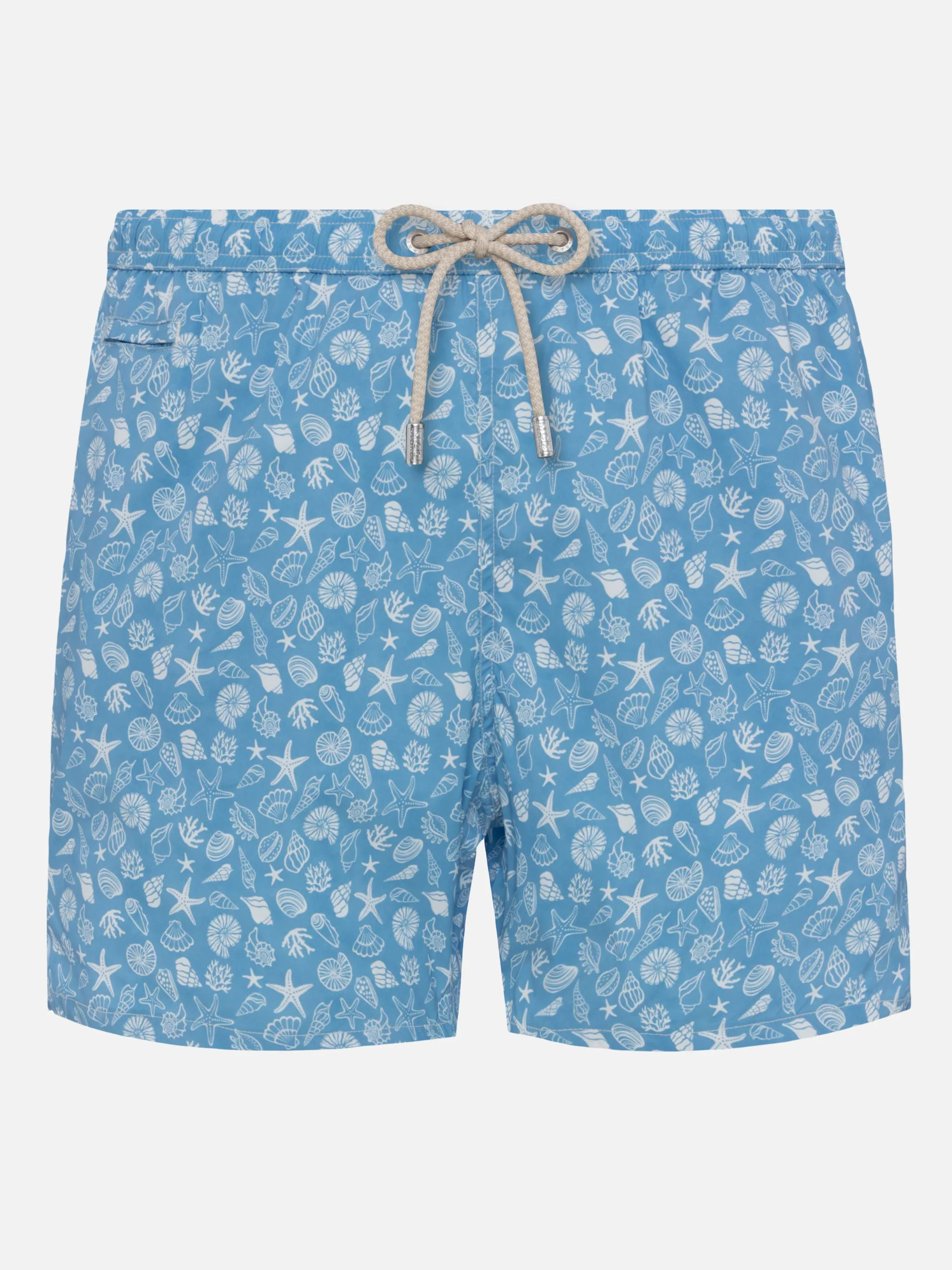 Comfort Light swim shorts with tropical shell print