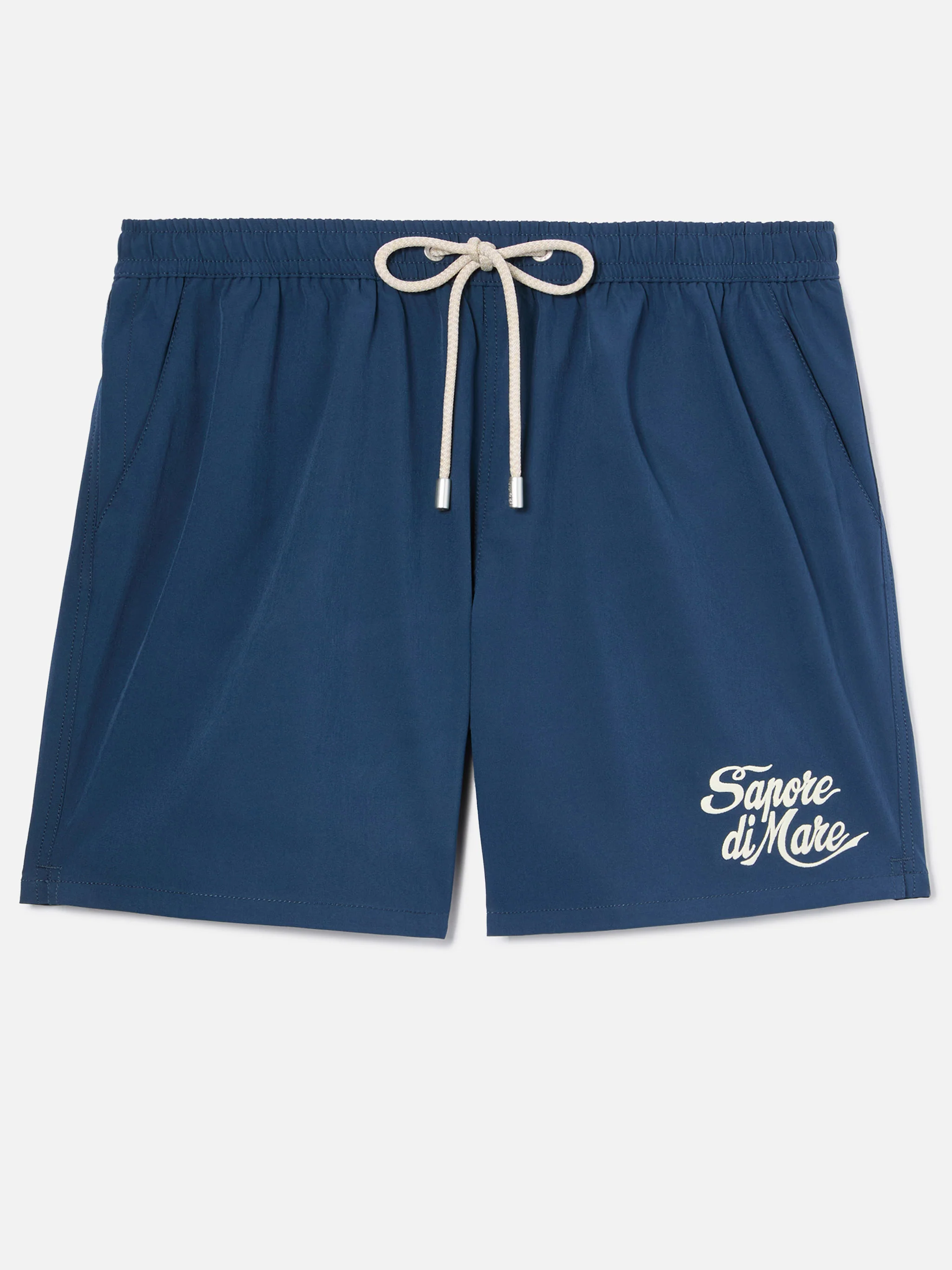 Comfort swim shorts in blue with Sapore di Mare embroidery | Special Edition