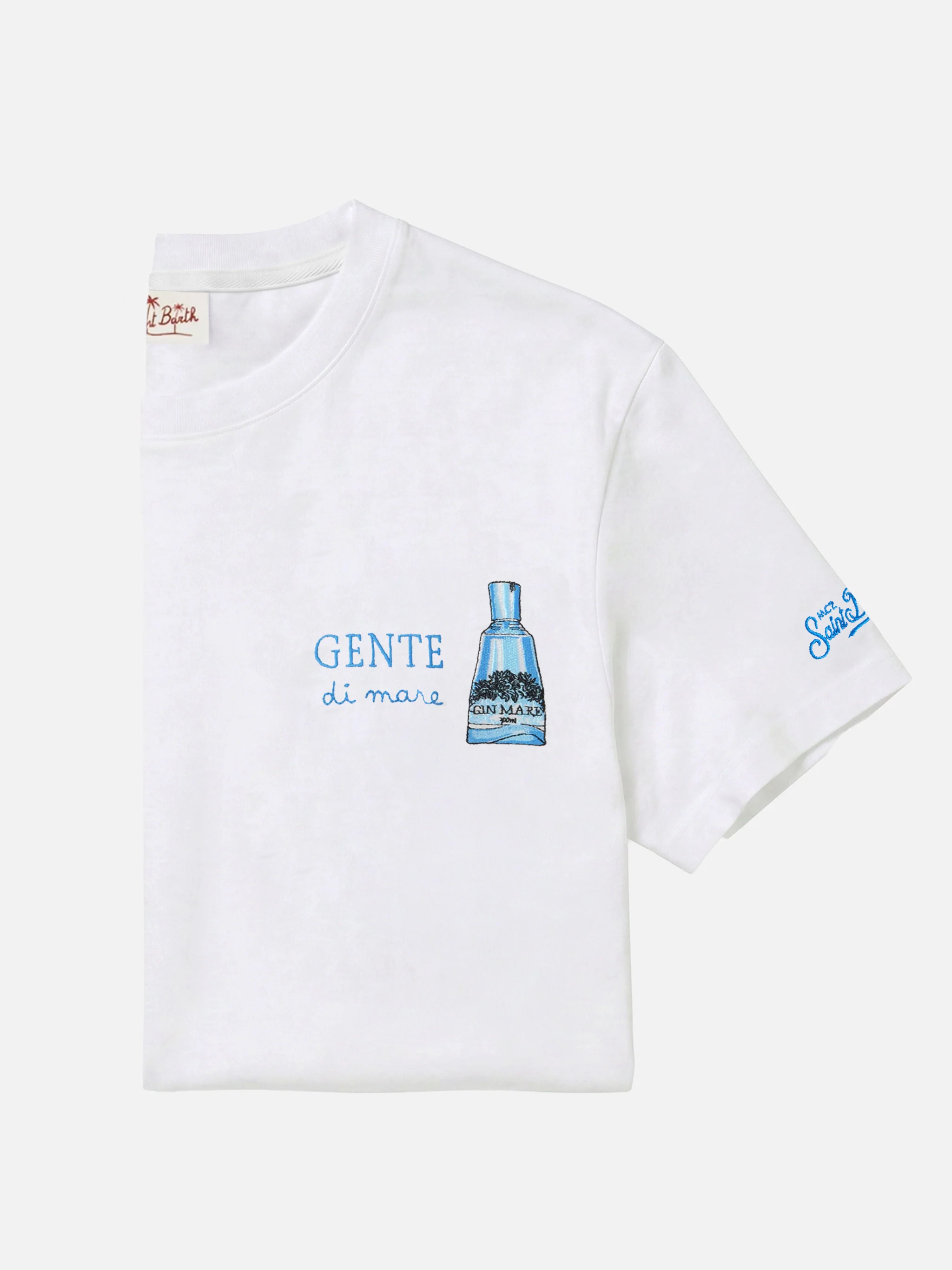 T-shirt with Gente di Mare print and embroidery | Special Edition