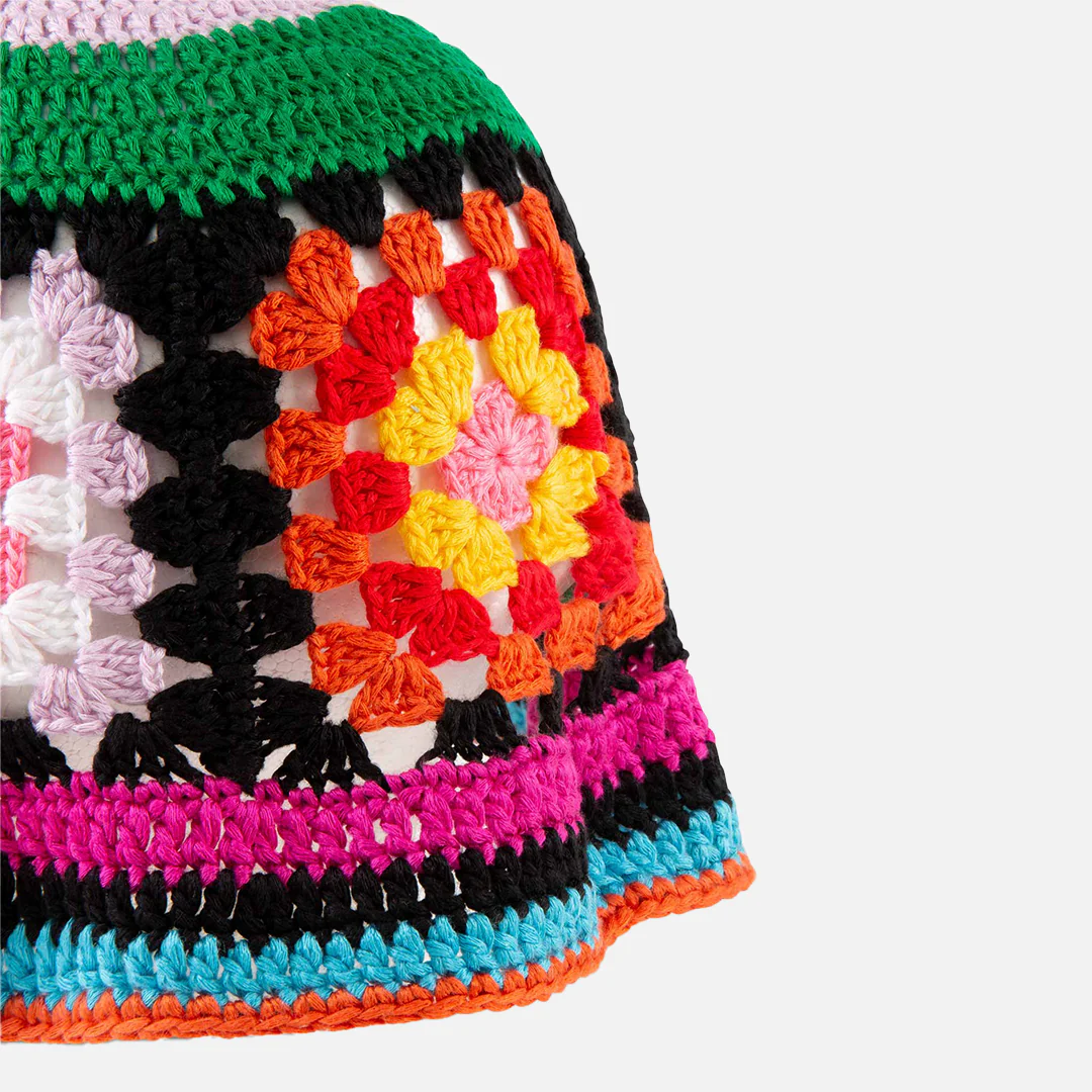 Multicolor crochet cloche hat - Image 2