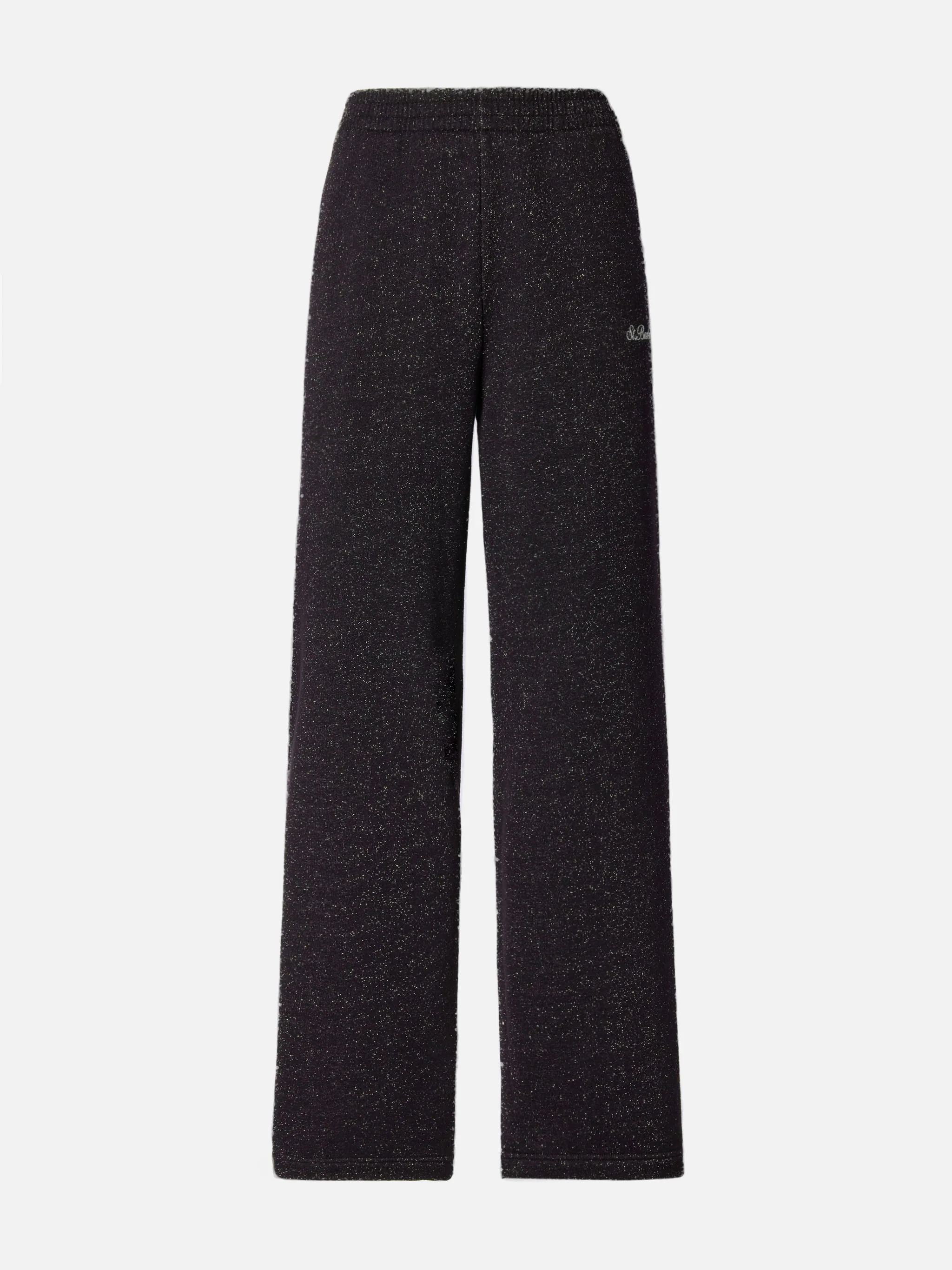 Deena straight-hem joggers in black lurex - Image 5