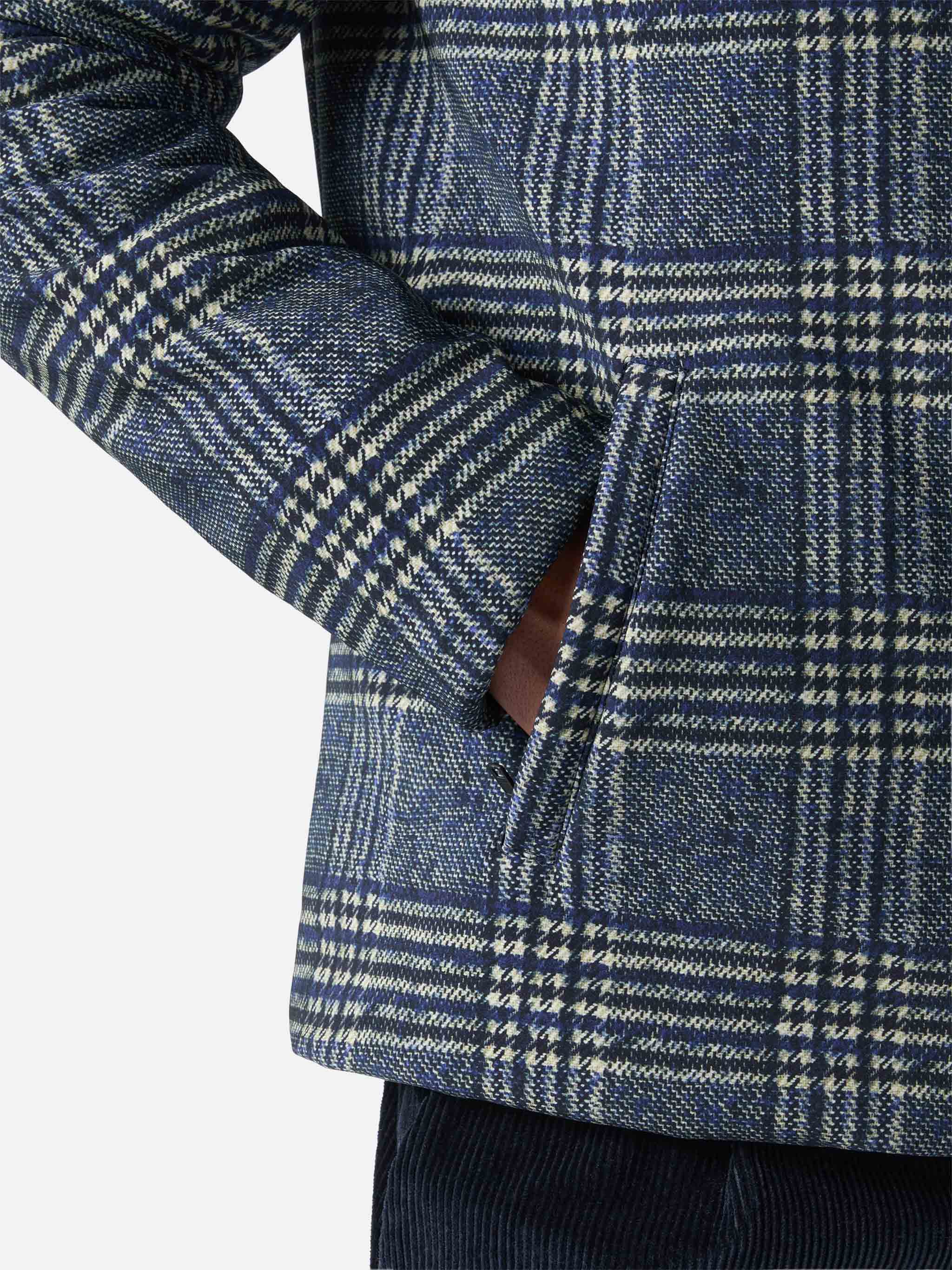 Down jacket Hamilton with Prince of Wales print - Image 3
