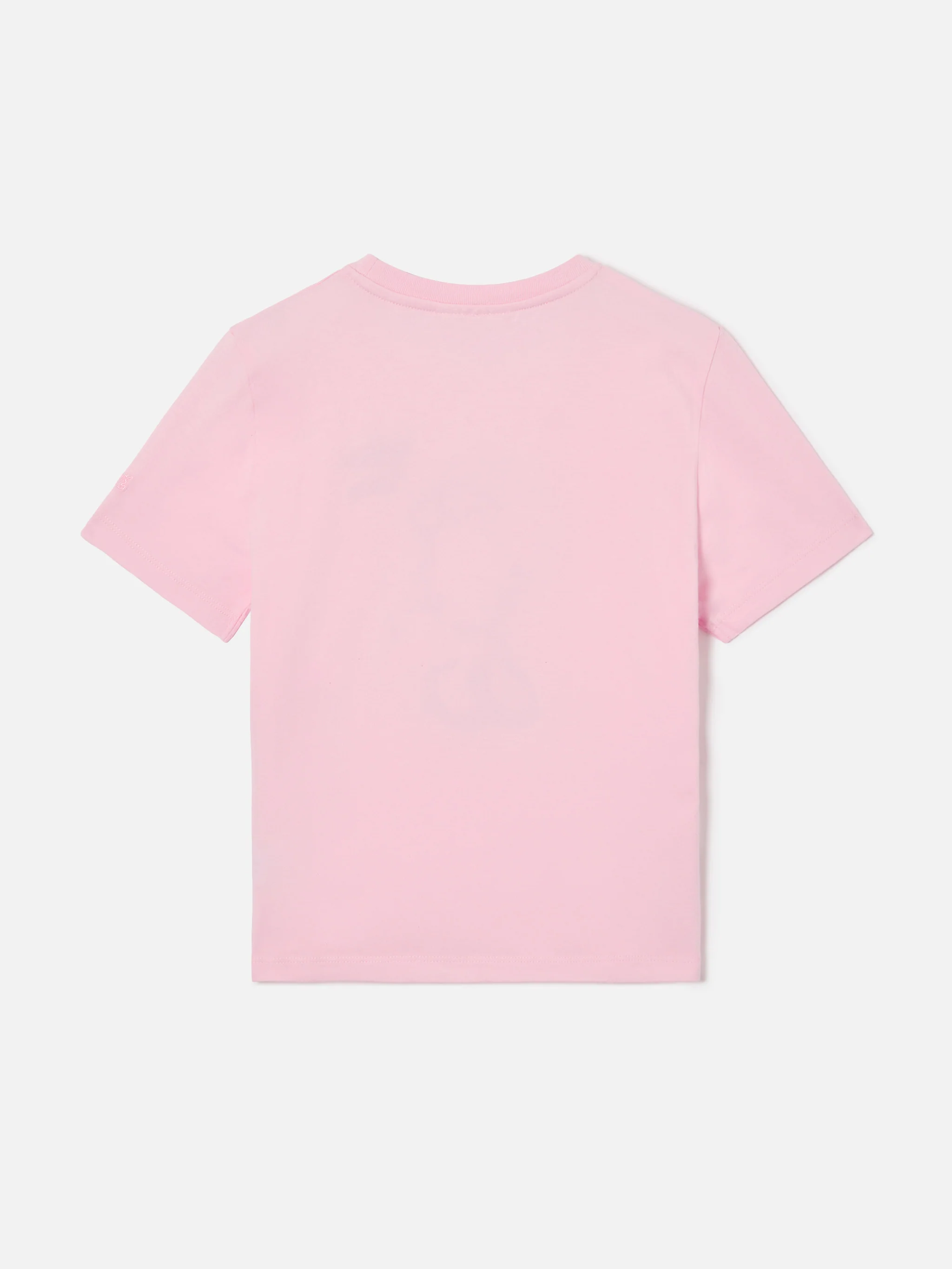 Elly T-shirt in pink cotton with Saint Barth logo rhinestones embellishment - Image 3
