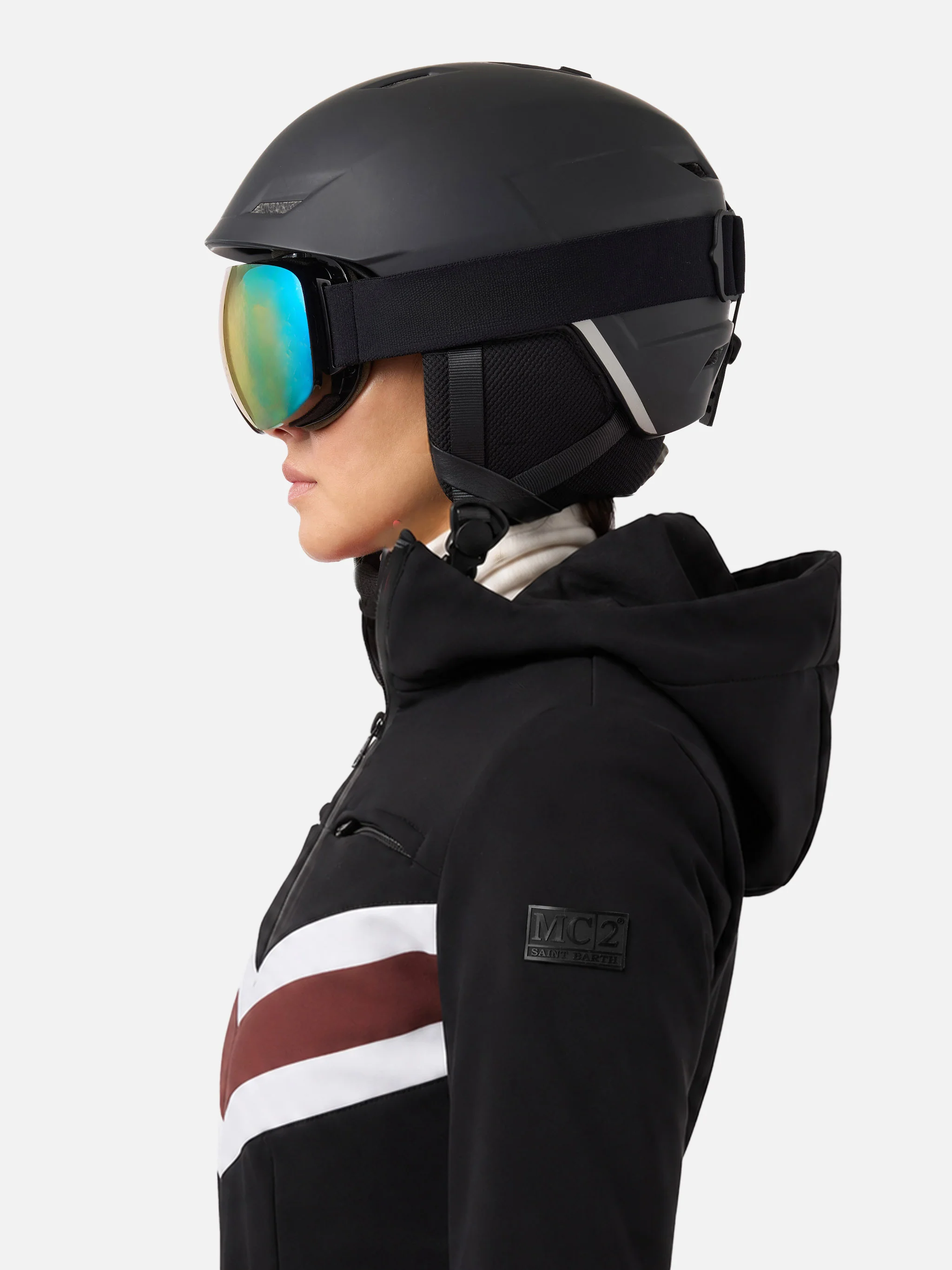 Garmisch black ski suit with RECCO® technology - Image 2