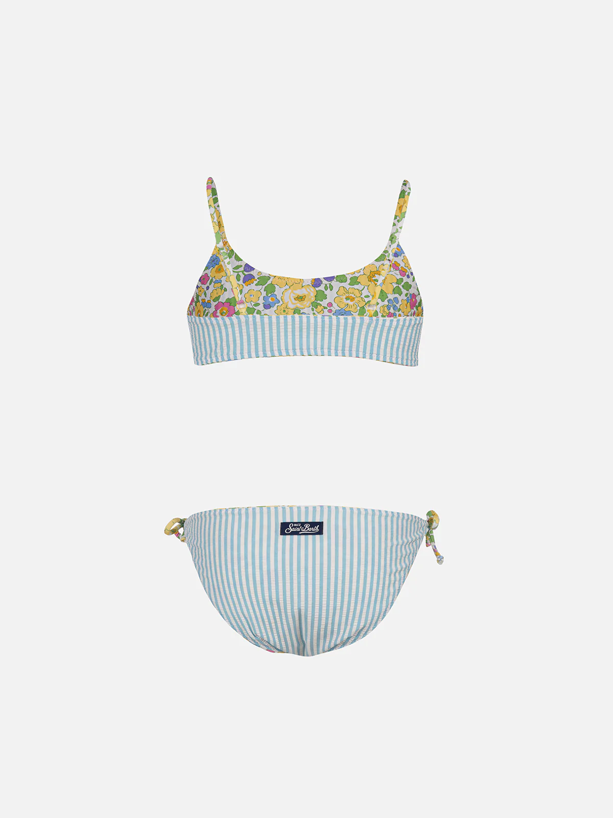 Girl double face bralette bikini Jaiden with Betsy print | MADE WITH LIBERTY FABRIC - Image 4