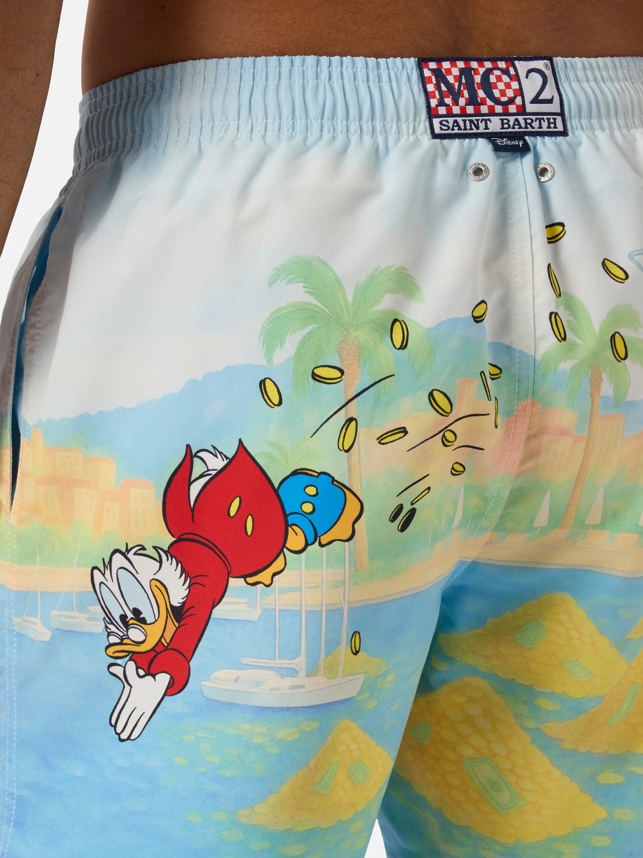 Gustavia swim shorts with Scrooge and Montecarlo habituè print | DISNEY SPECIAL EDITION - Image 4