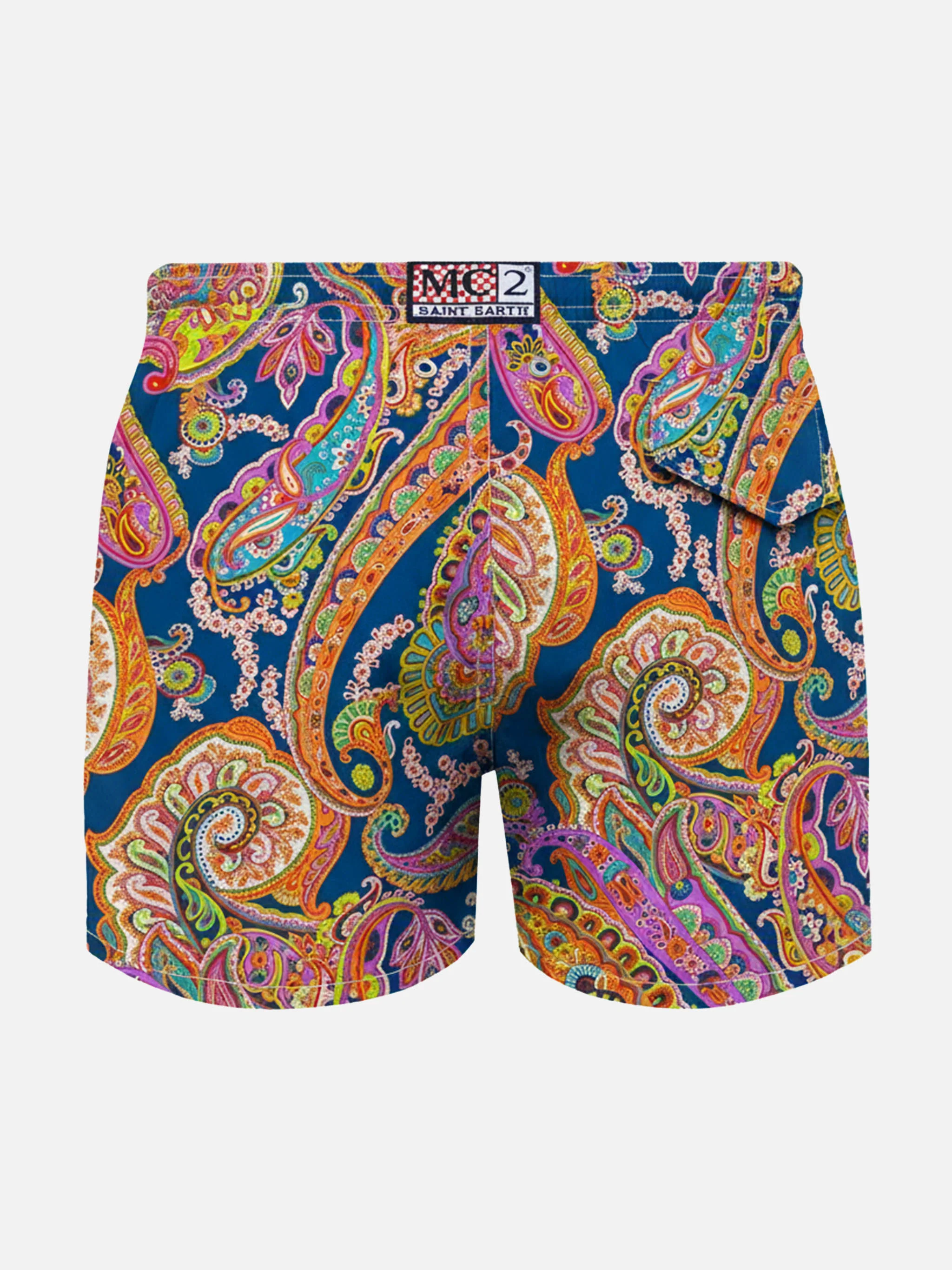 Jean Lighting 70 lightweight swim shorts with paisley print - Image 5