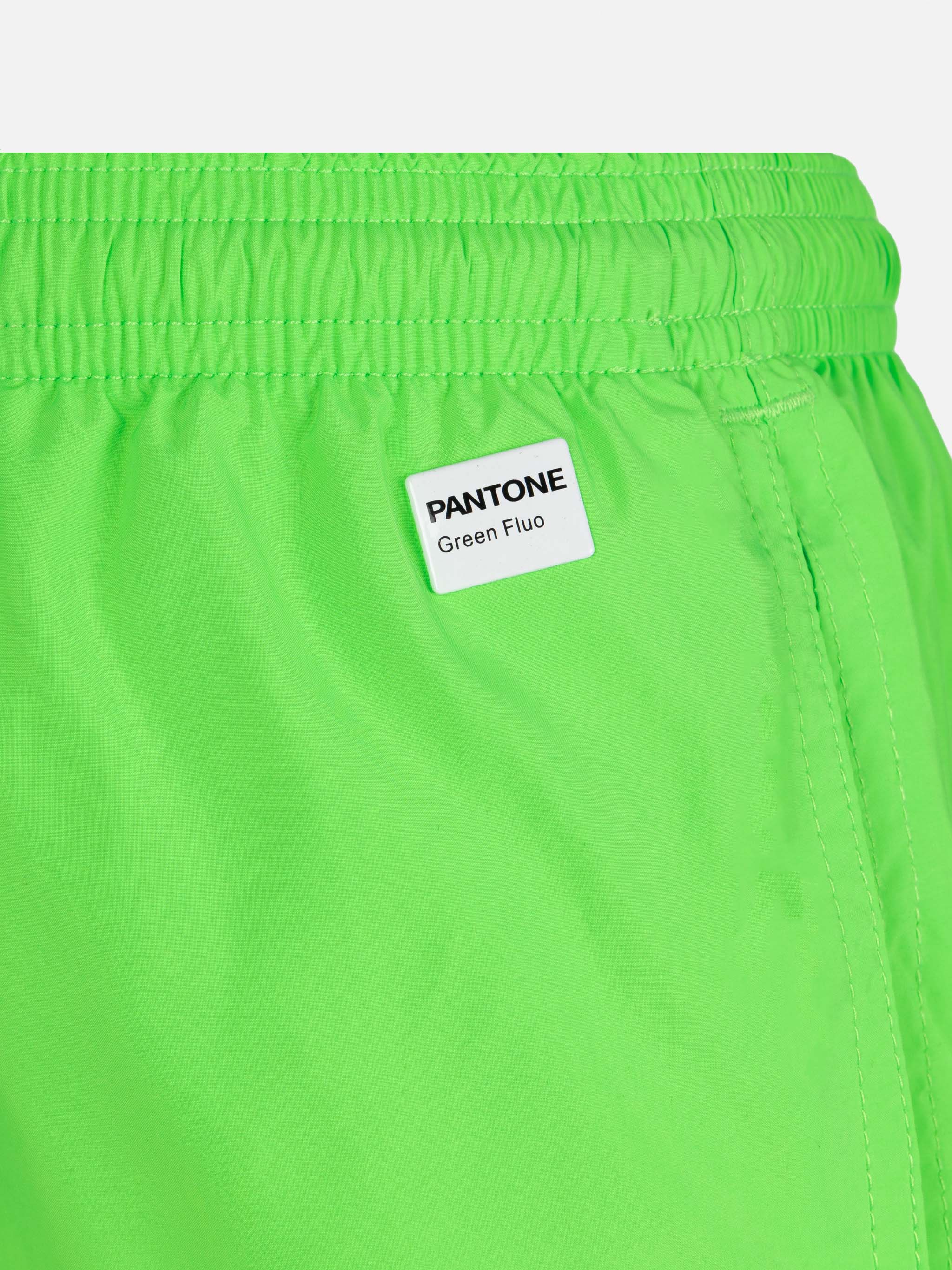 Jean Lighting Pantone lightweight fluo green swim shorts | PANTONE® SPECIAL EDITION - Image 3