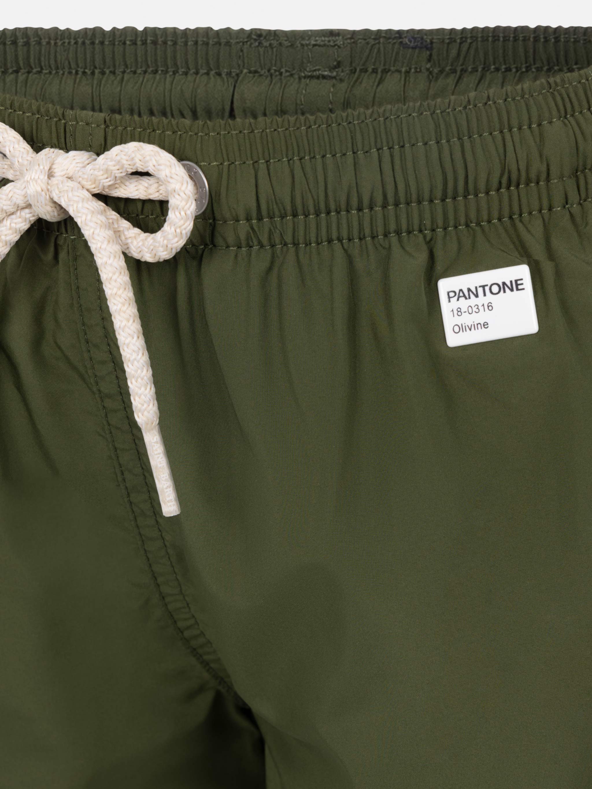 Jean Lighting Pantone lightweight military green swim shorts | PANTONE® SPECIAL EDITION - Image 3