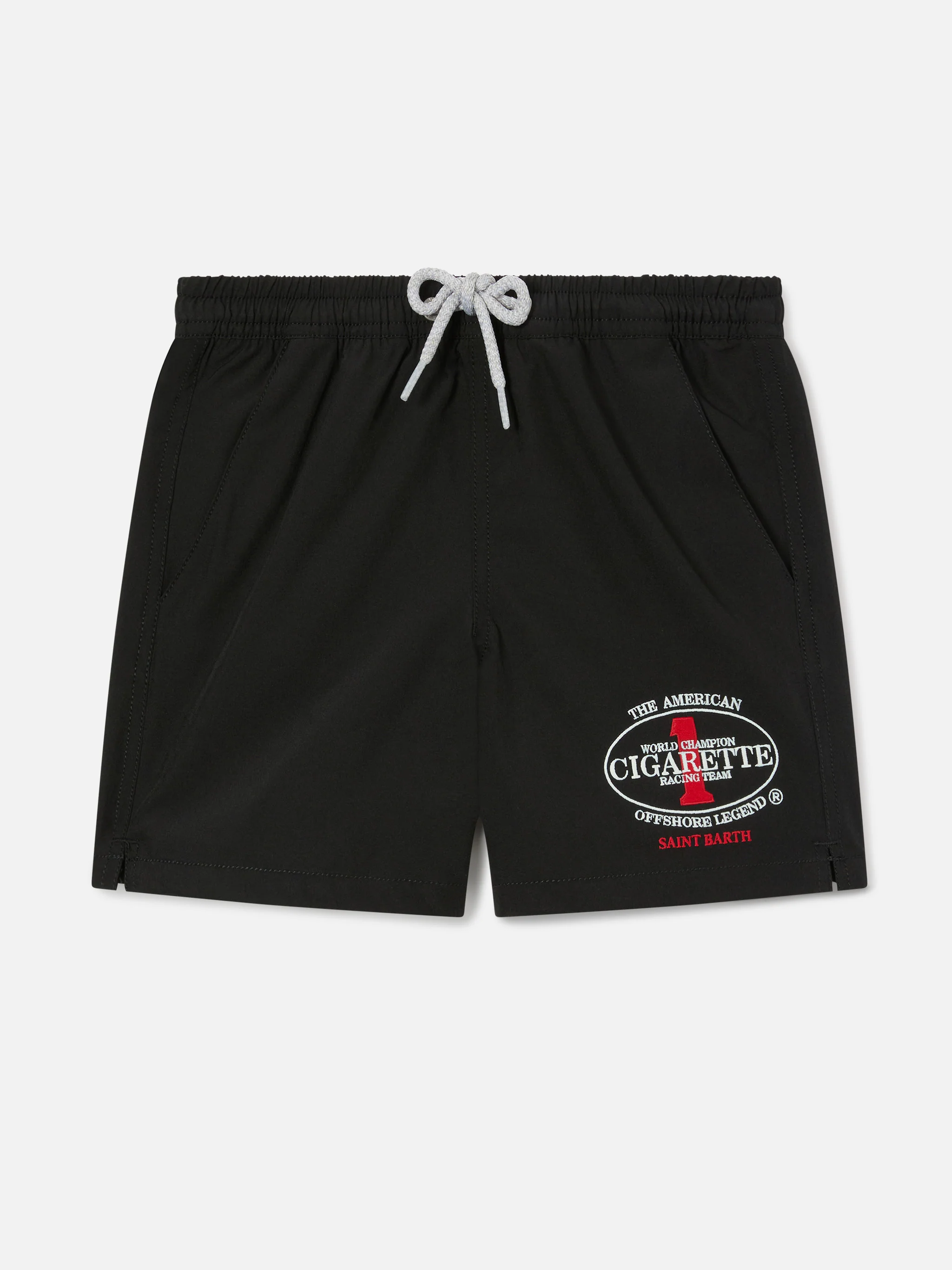 Jean swim shorts with Cigarette print | Special Edition