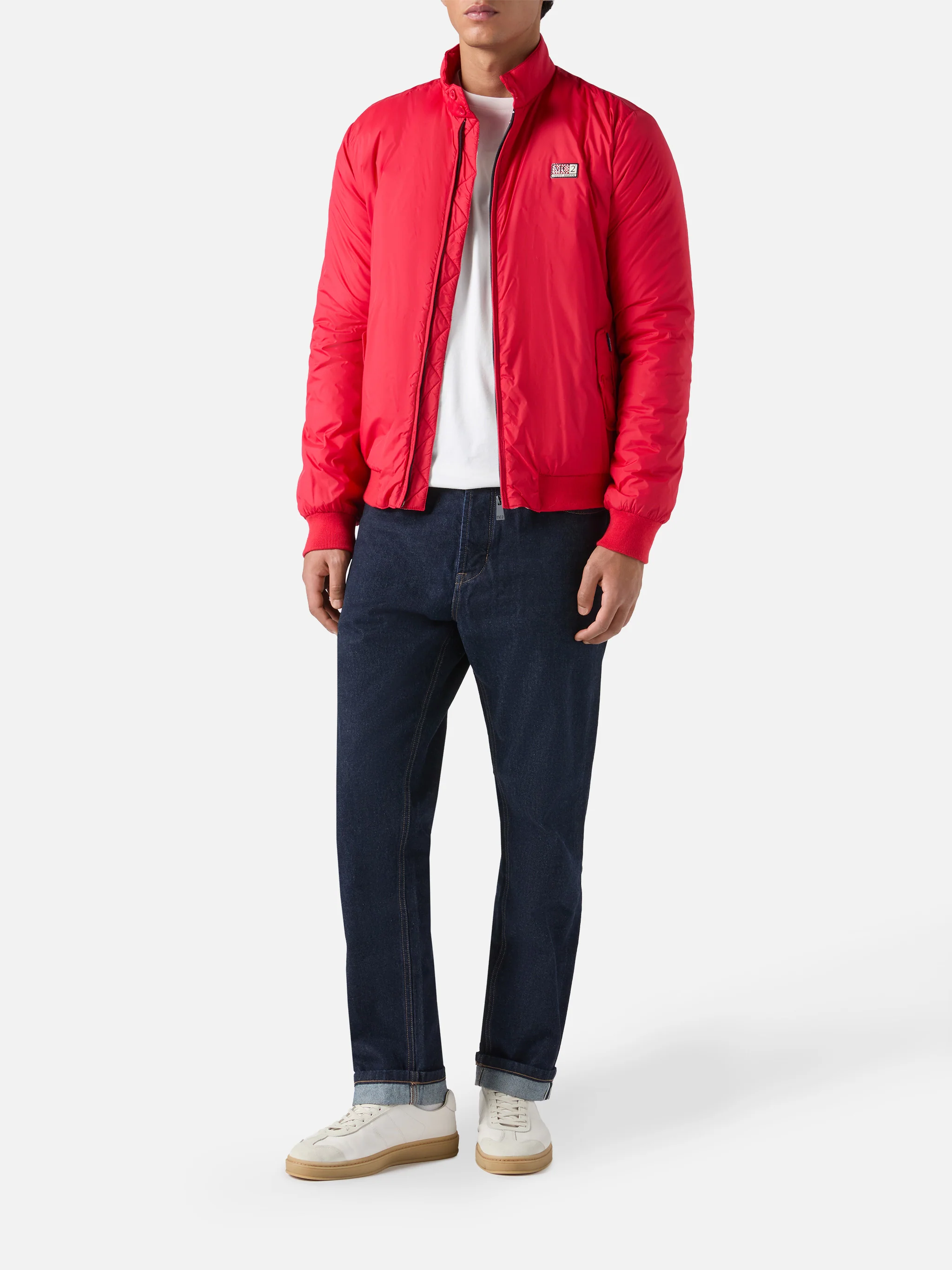 Jet lightweight bomber jacket in red - Image 2