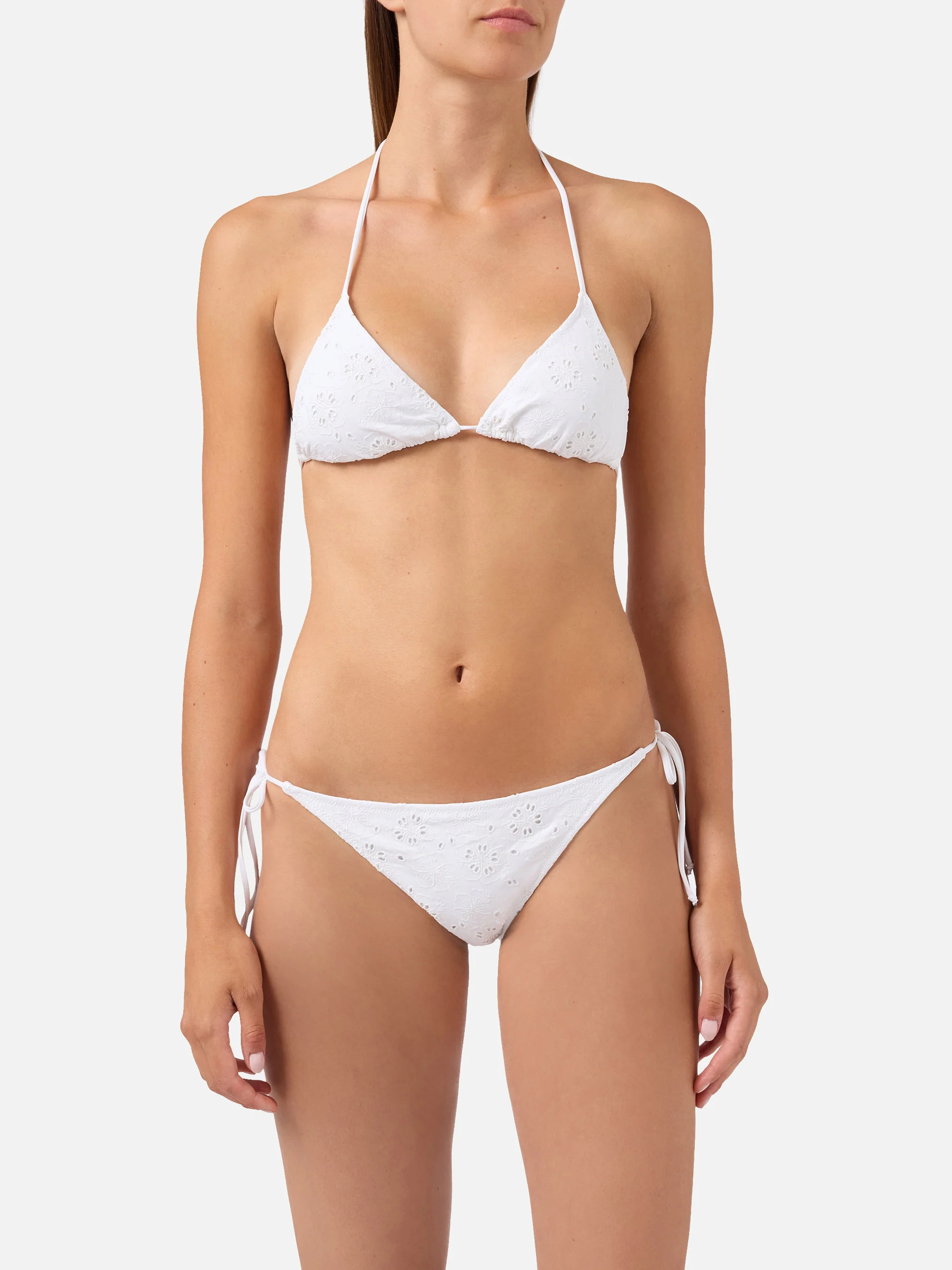 Leah Virgo white sangallo bikini - Image 2
