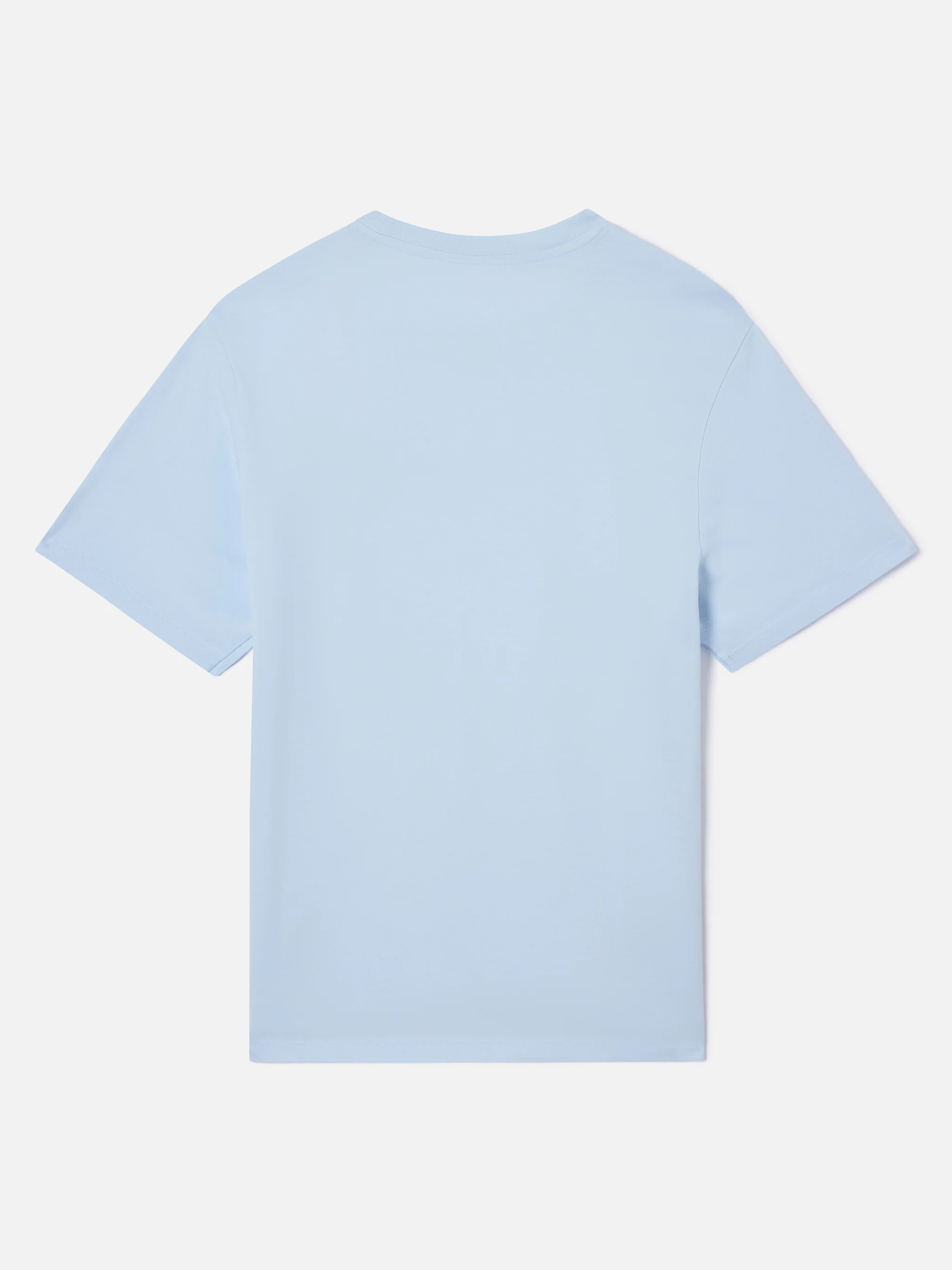 Light blue Emilie T-shirt with Mi fai volare embroidery and charm - Image 3