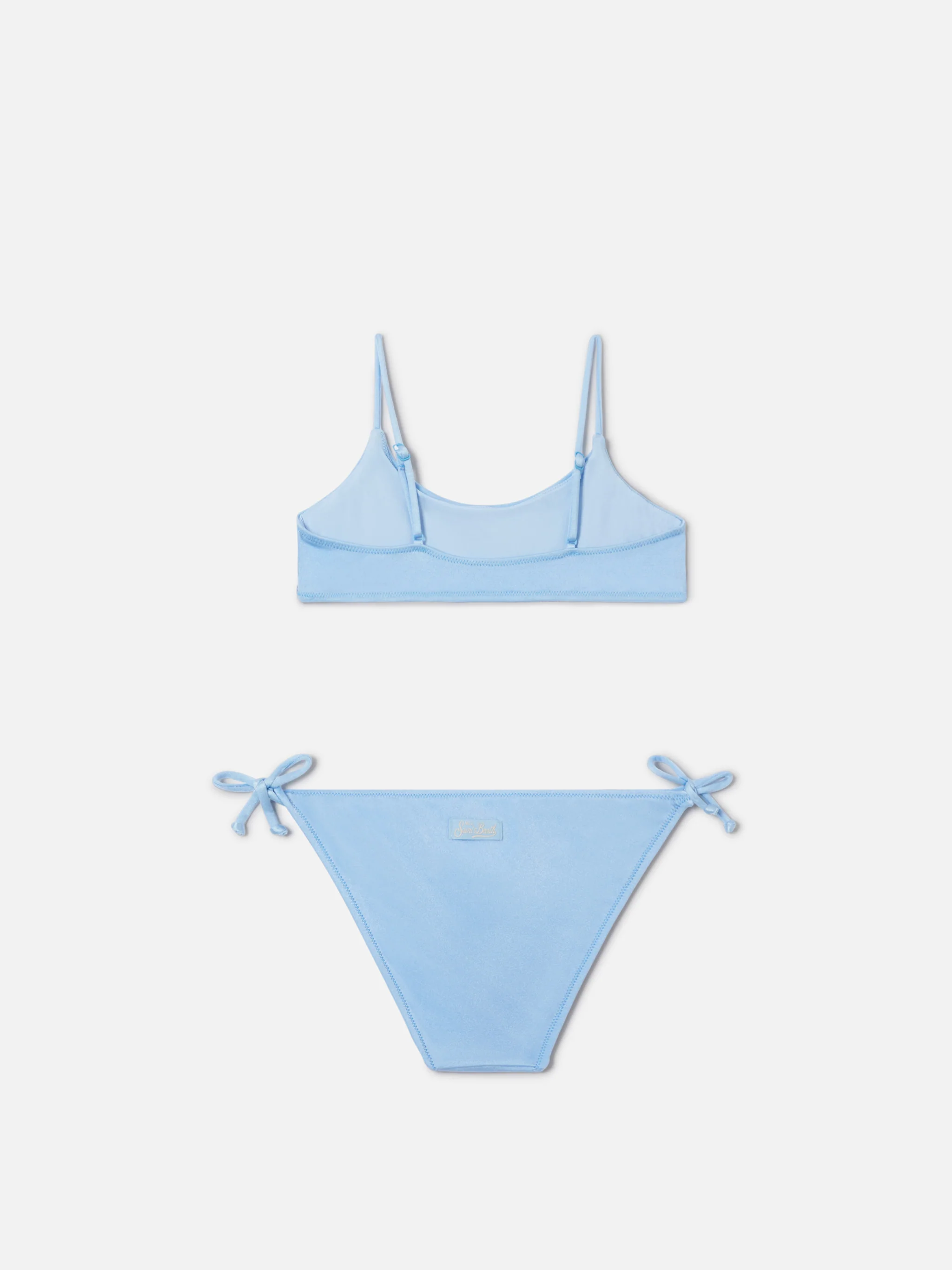 Light blue Jaiden bikini with Shiny Strass Zebra application - Image 2