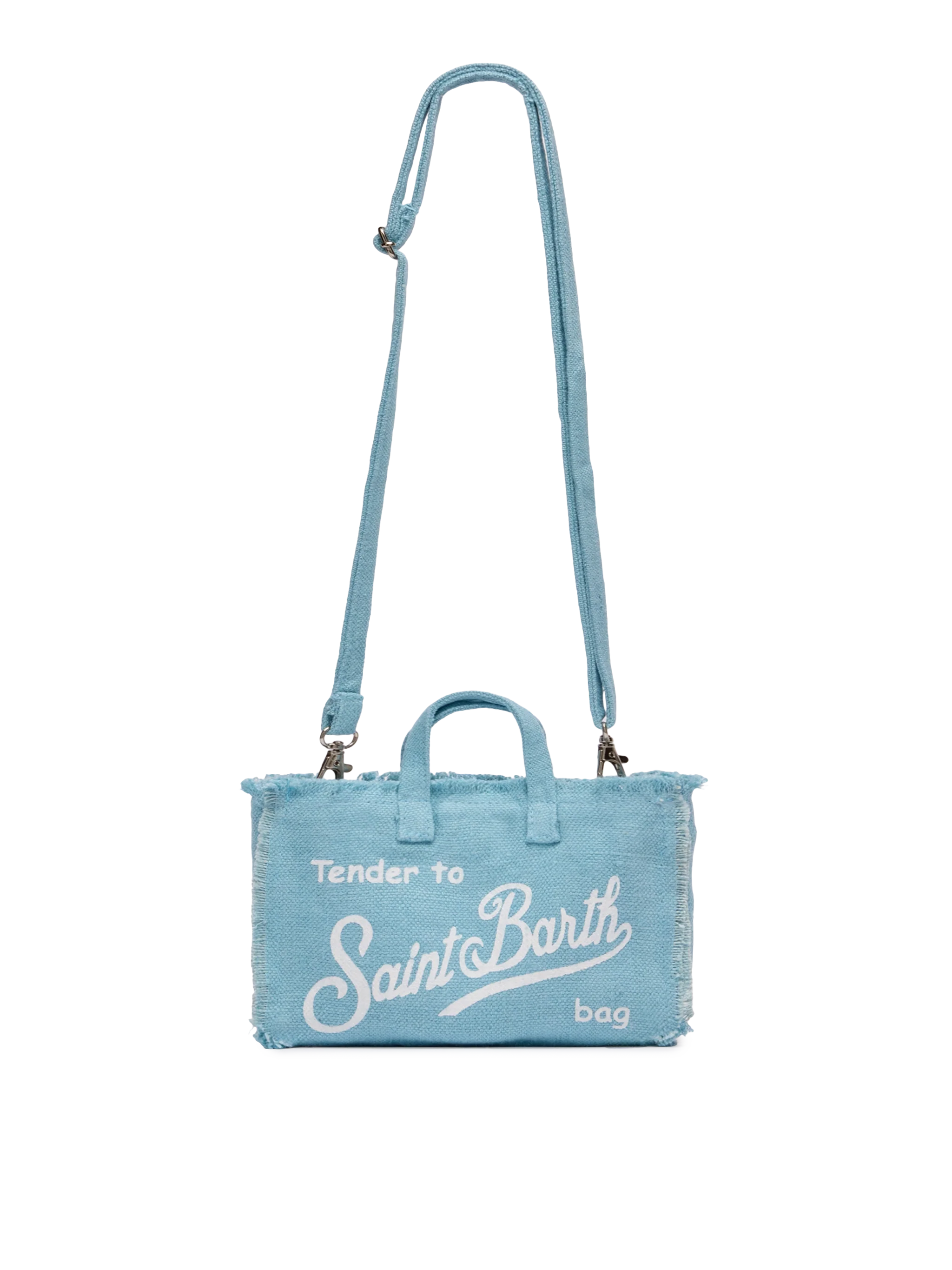 Light blue linen Phone Bag