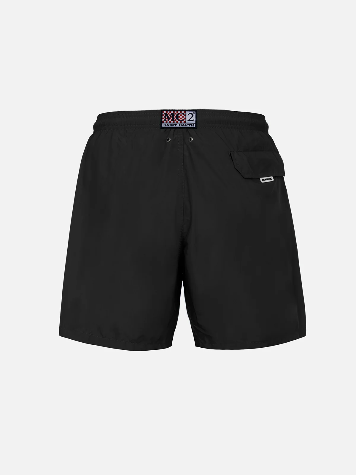 Lightweight fabric black swim shorts Lighting Pantone | PANTONE® SPECIAL EDITION - Image 2