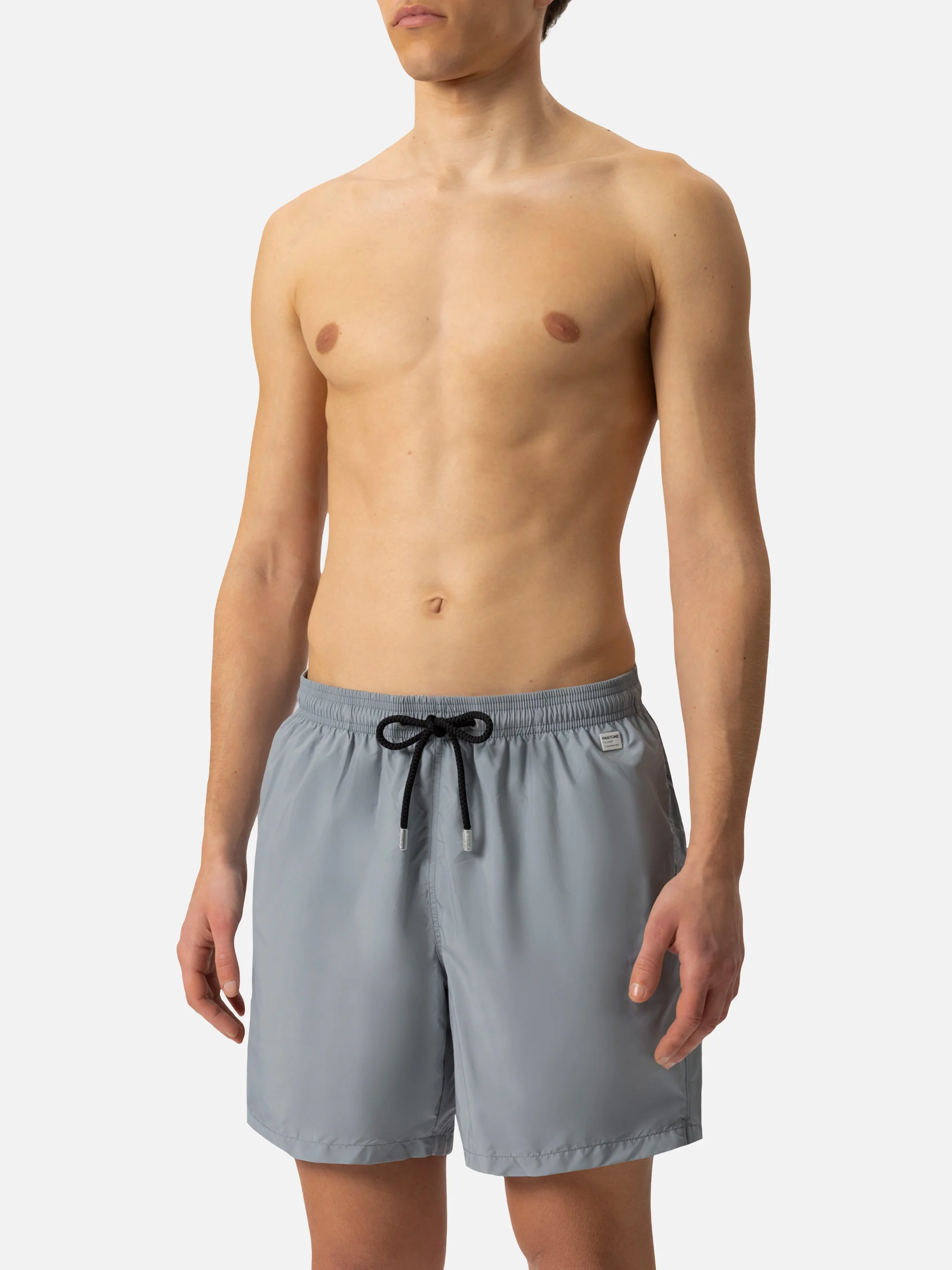 Lightweight fabric grey swim shorts Lighting Pantone | PANTONE® SPECIAL EDITION - Image 3