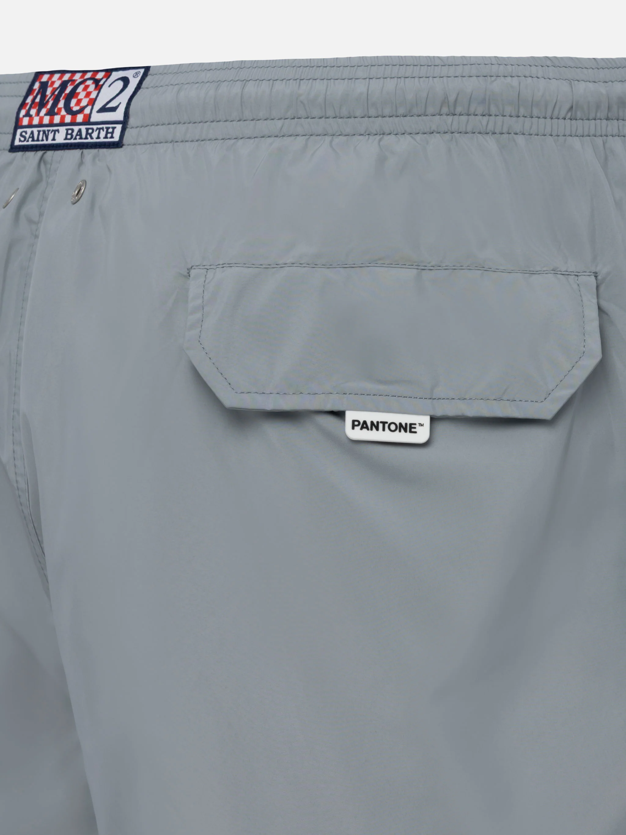 Lightweight fabric grey swim shorts Lighting Pantone | PANTONE® SPECIAL EDITION - Image 8