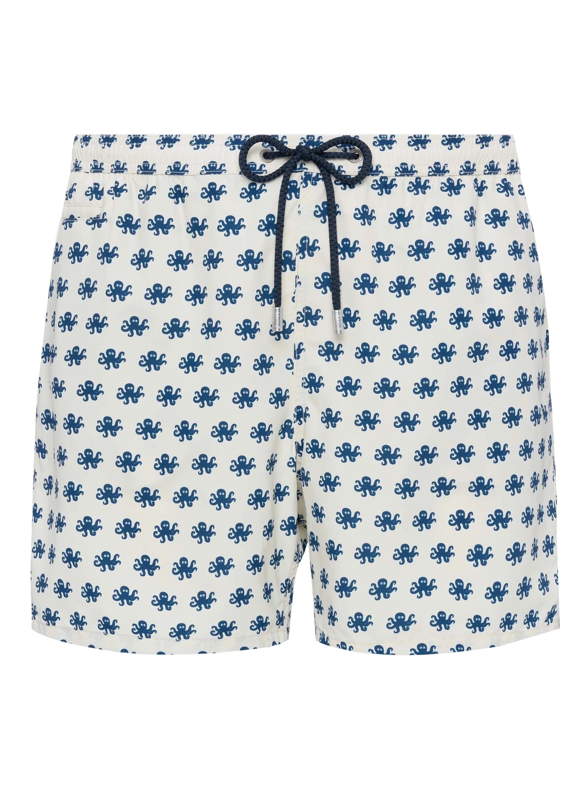 Lightweight fabric swim shorts Lighting with octopus print