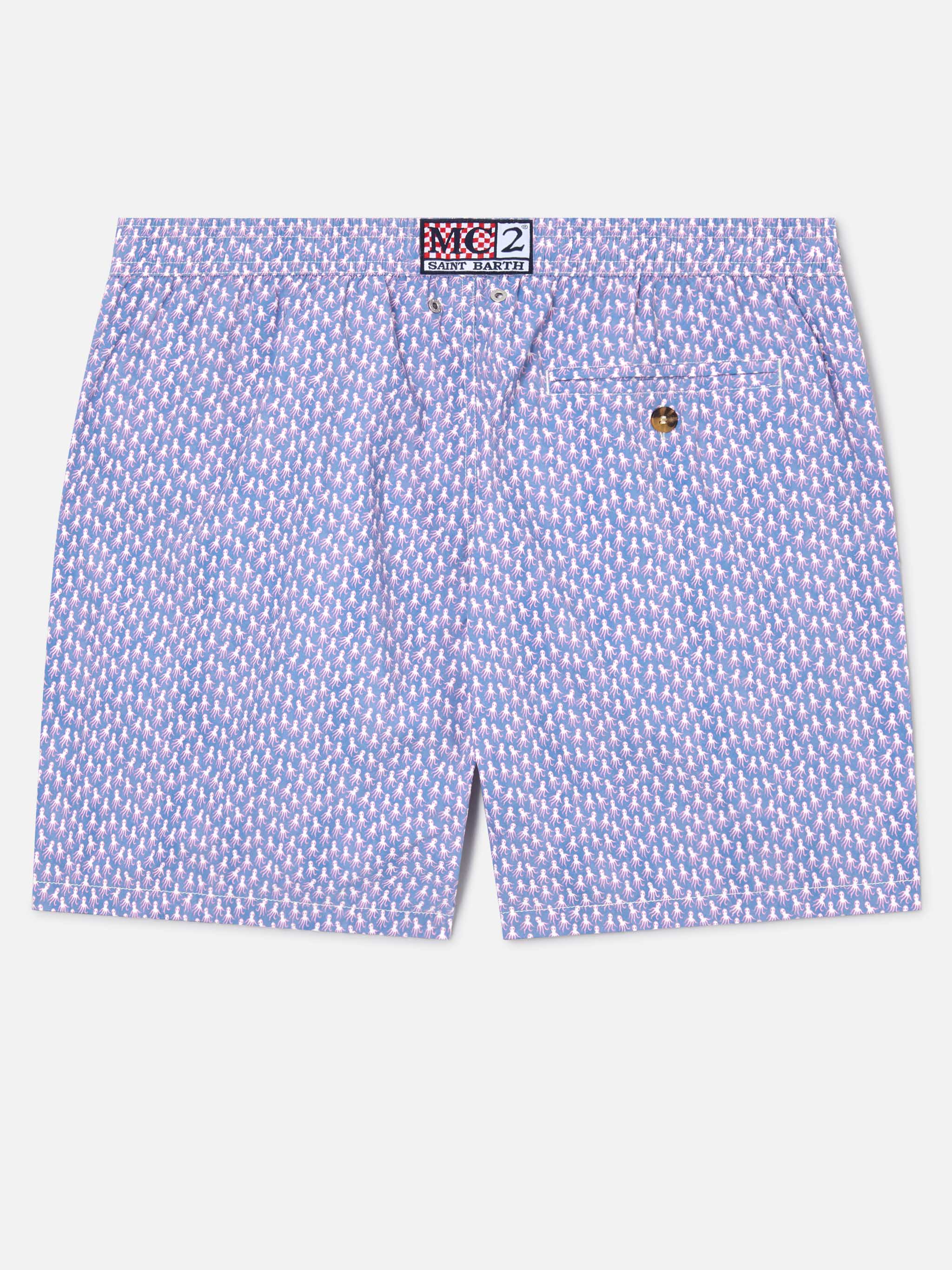 Lilac Lighting Micro swim shorts with all-over octopus print - Image 2