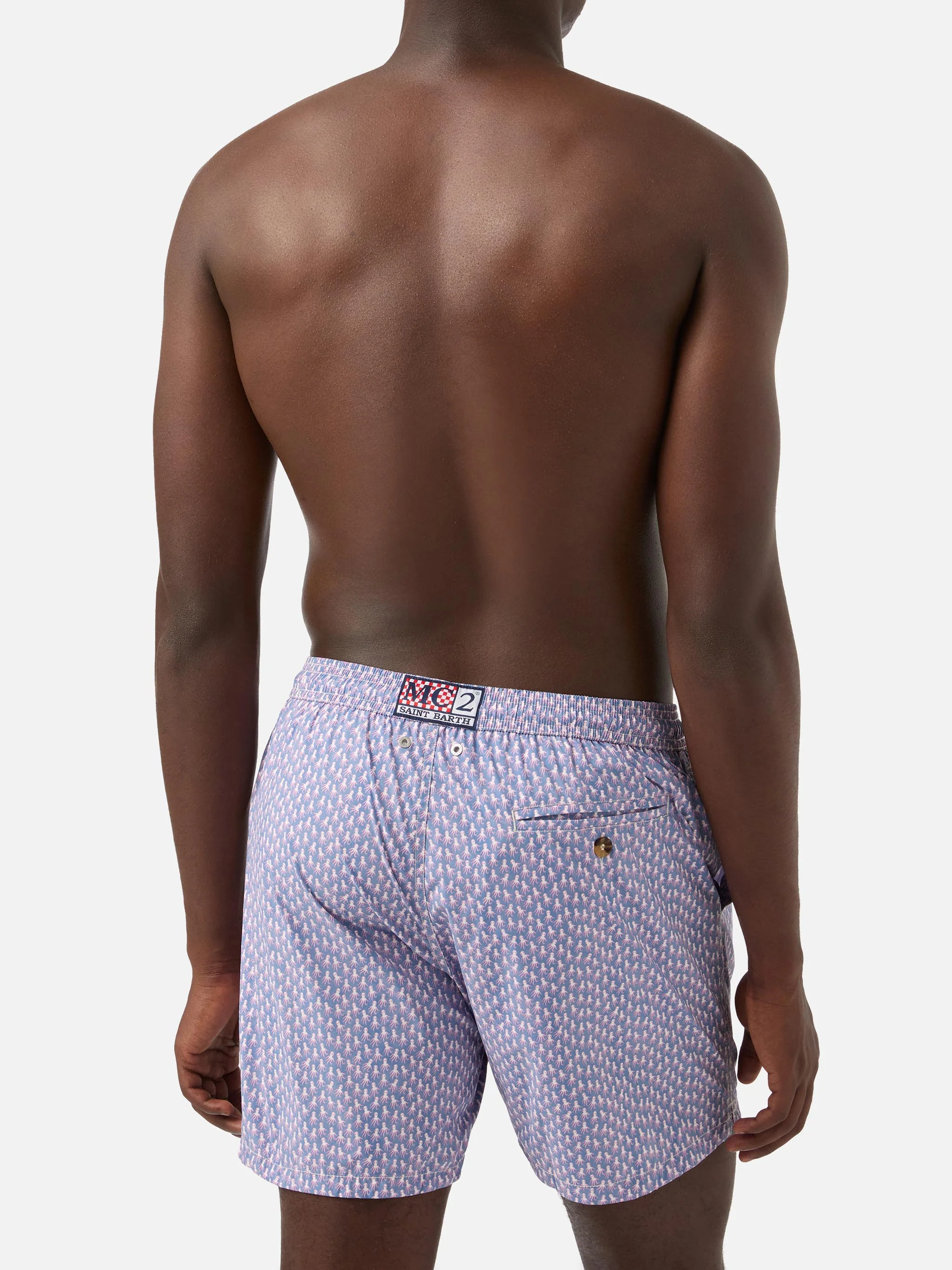 Lilac Lighting Micro swim shorts with all-over octopus print - Image 5
