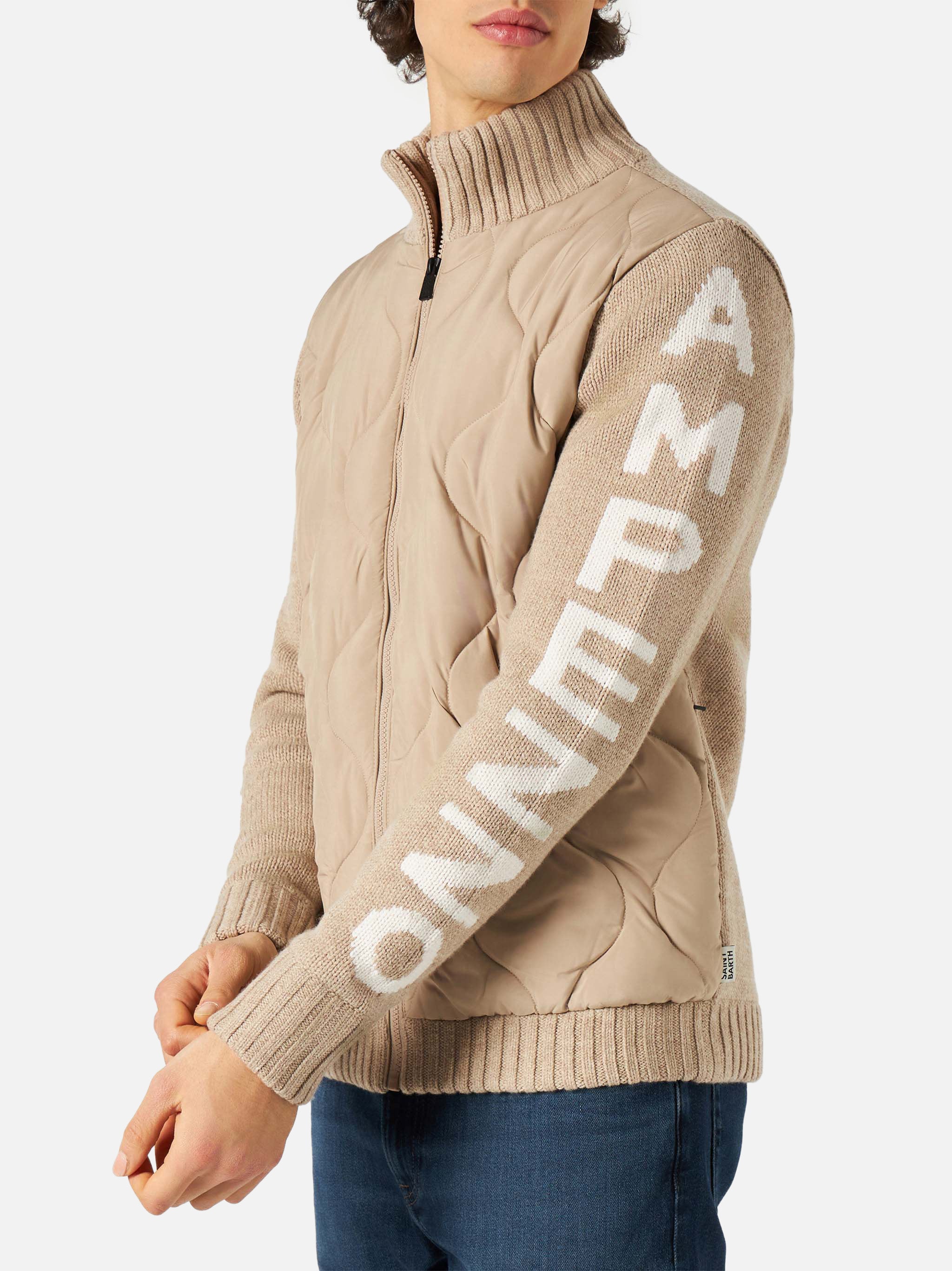 Whistler beige padded jacket