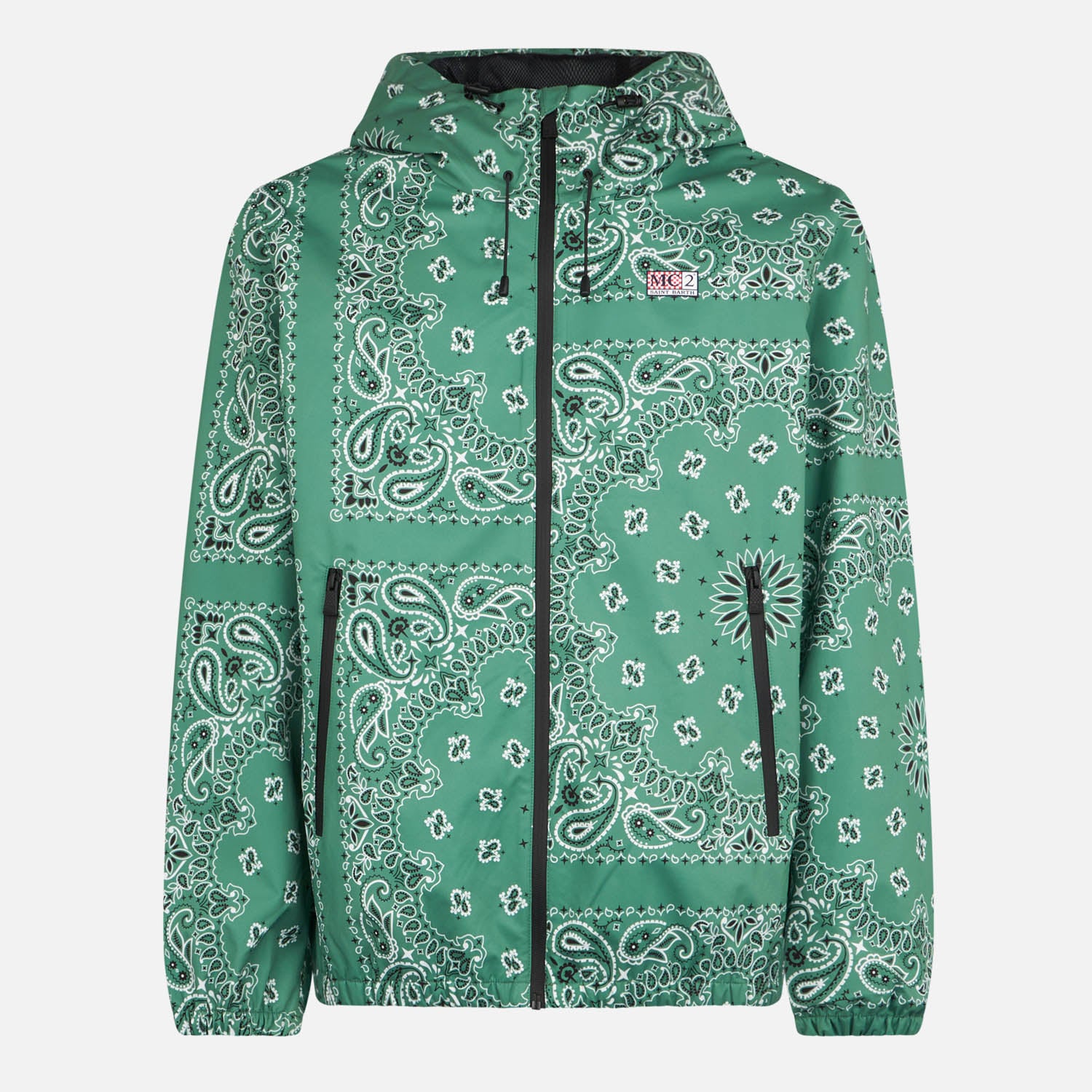 Kauris military green bandana windbreaker jacket - Image 4