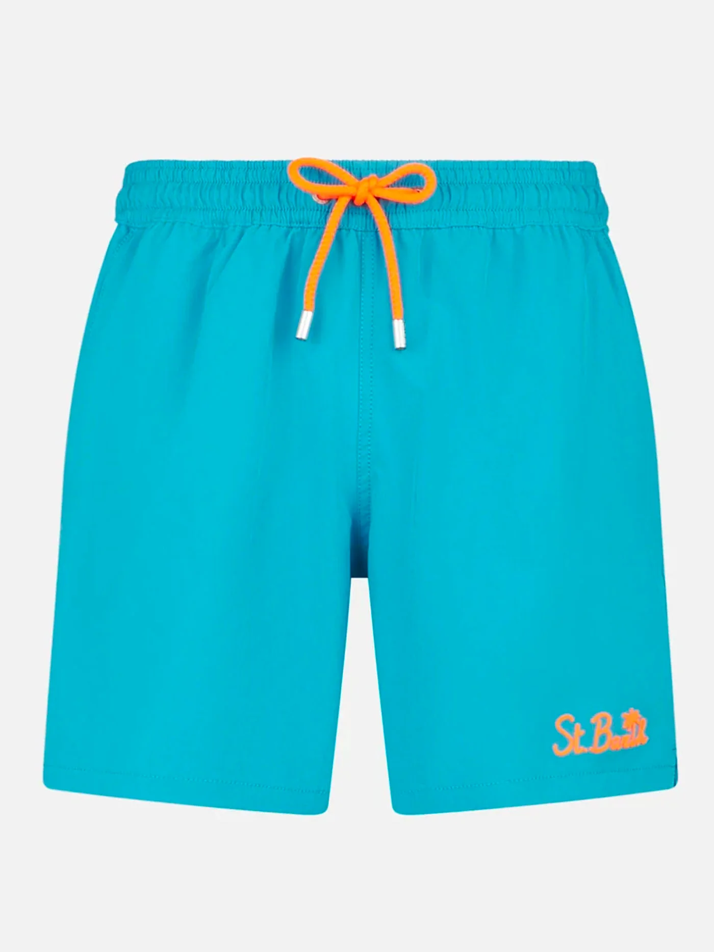 Man light blue comfort swim shorts