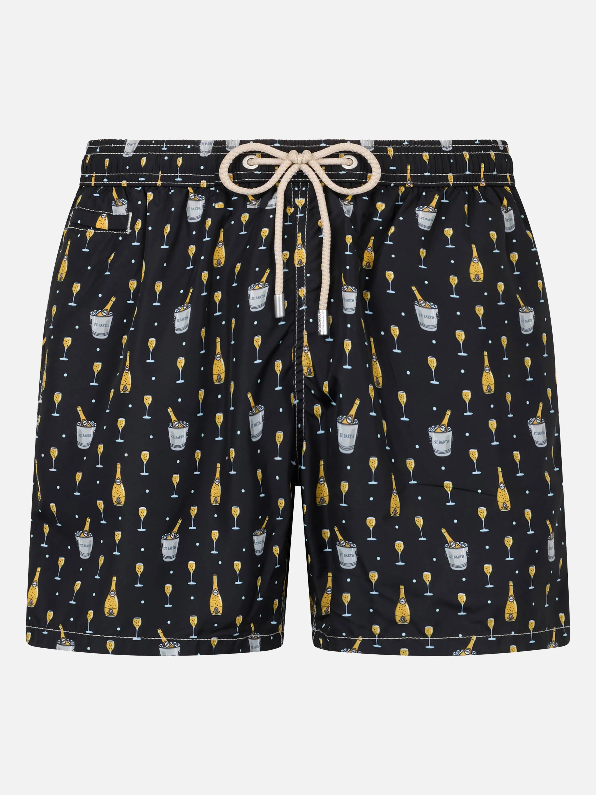 Lighting Micro Fantasy black bubbles print swim shorts